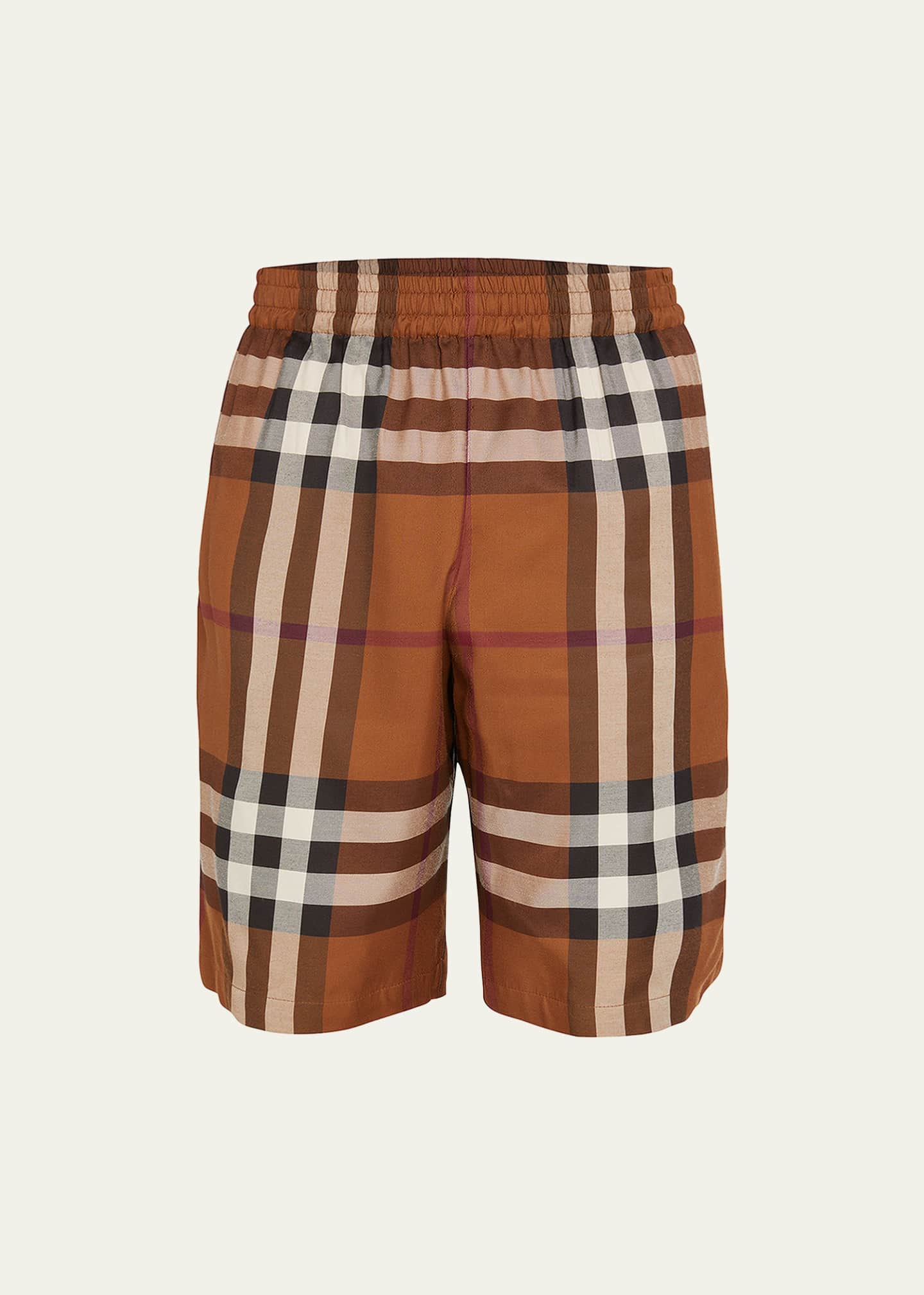 Burberry Men's Bradeston Check Shorts - Bergdorf Goodman