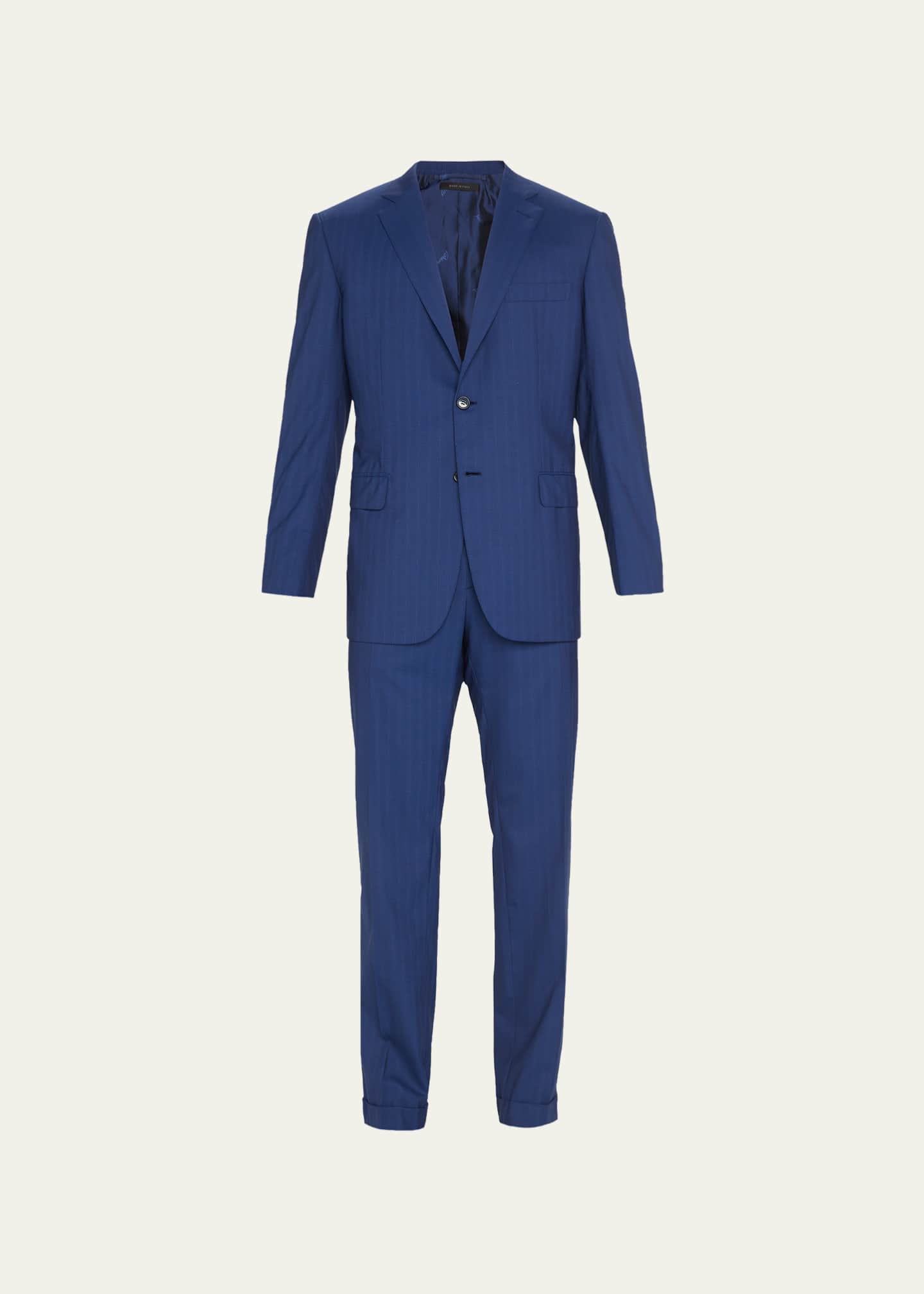 Brioni Men's Tonal Stripe Wool Suit - Bergdorf Goodman