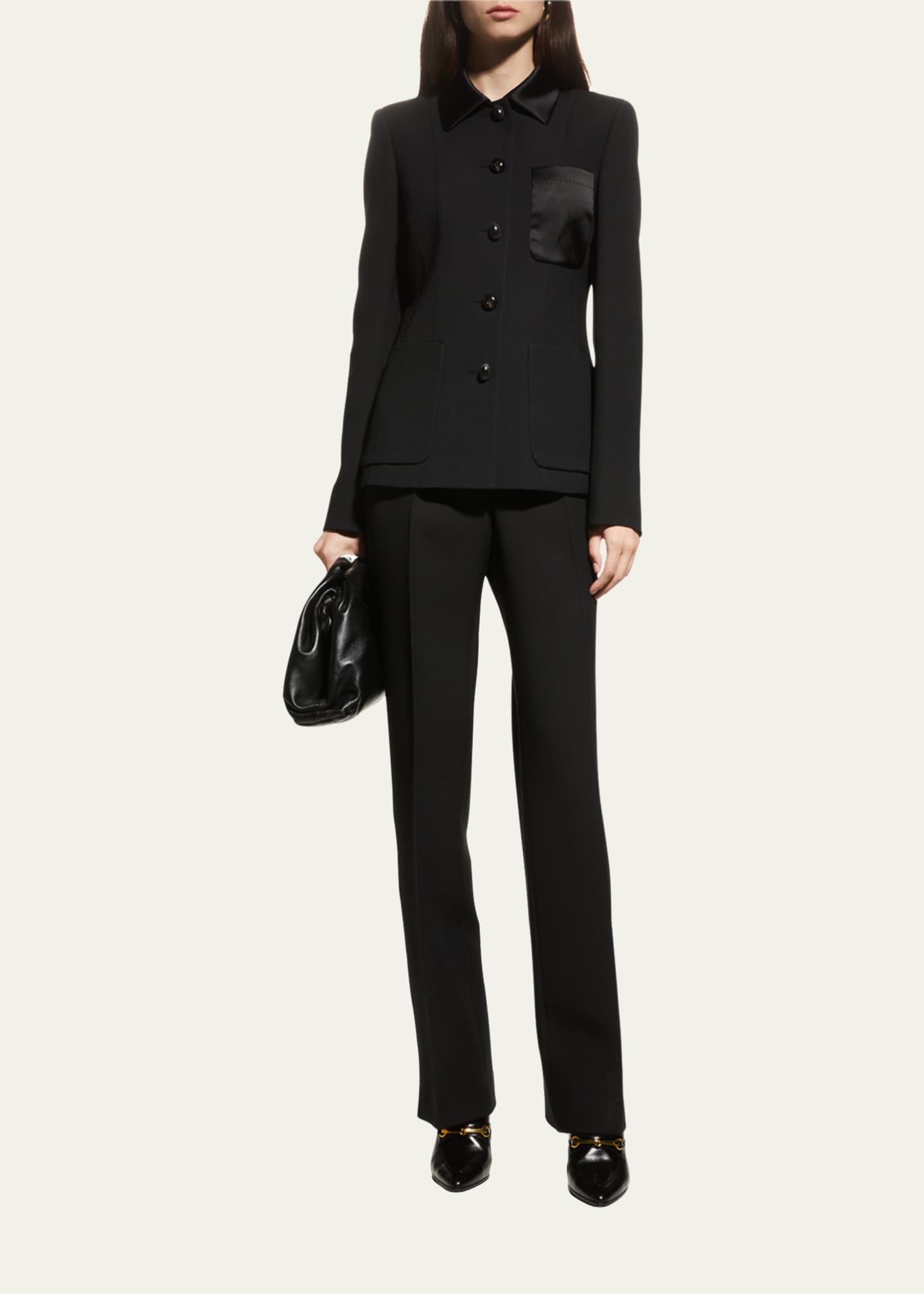 Lafayette 148 New York Gates Straight-Leg Pants Image 2 of 5
