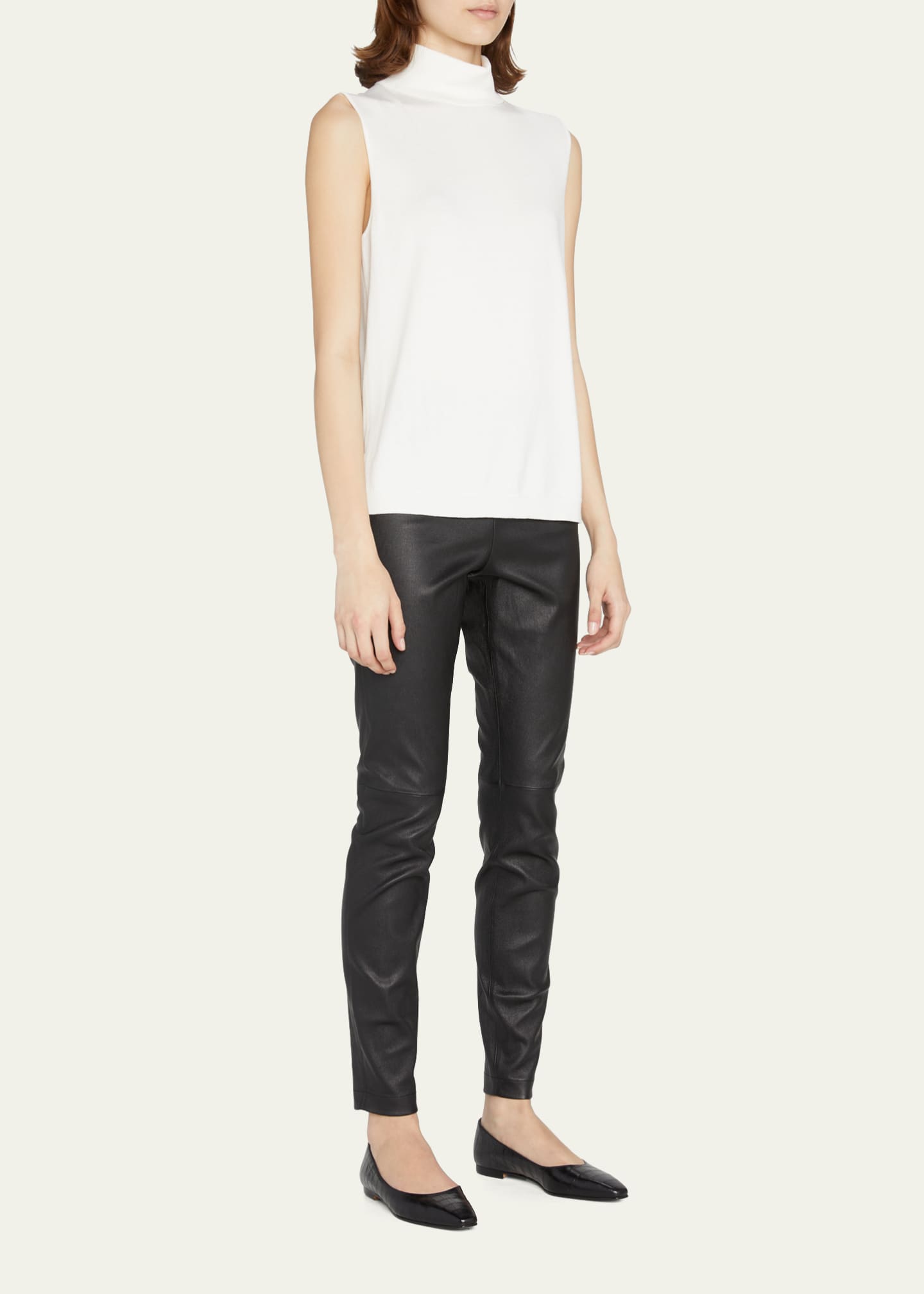Cropped High-Rise Leggings - Thumbnail 2