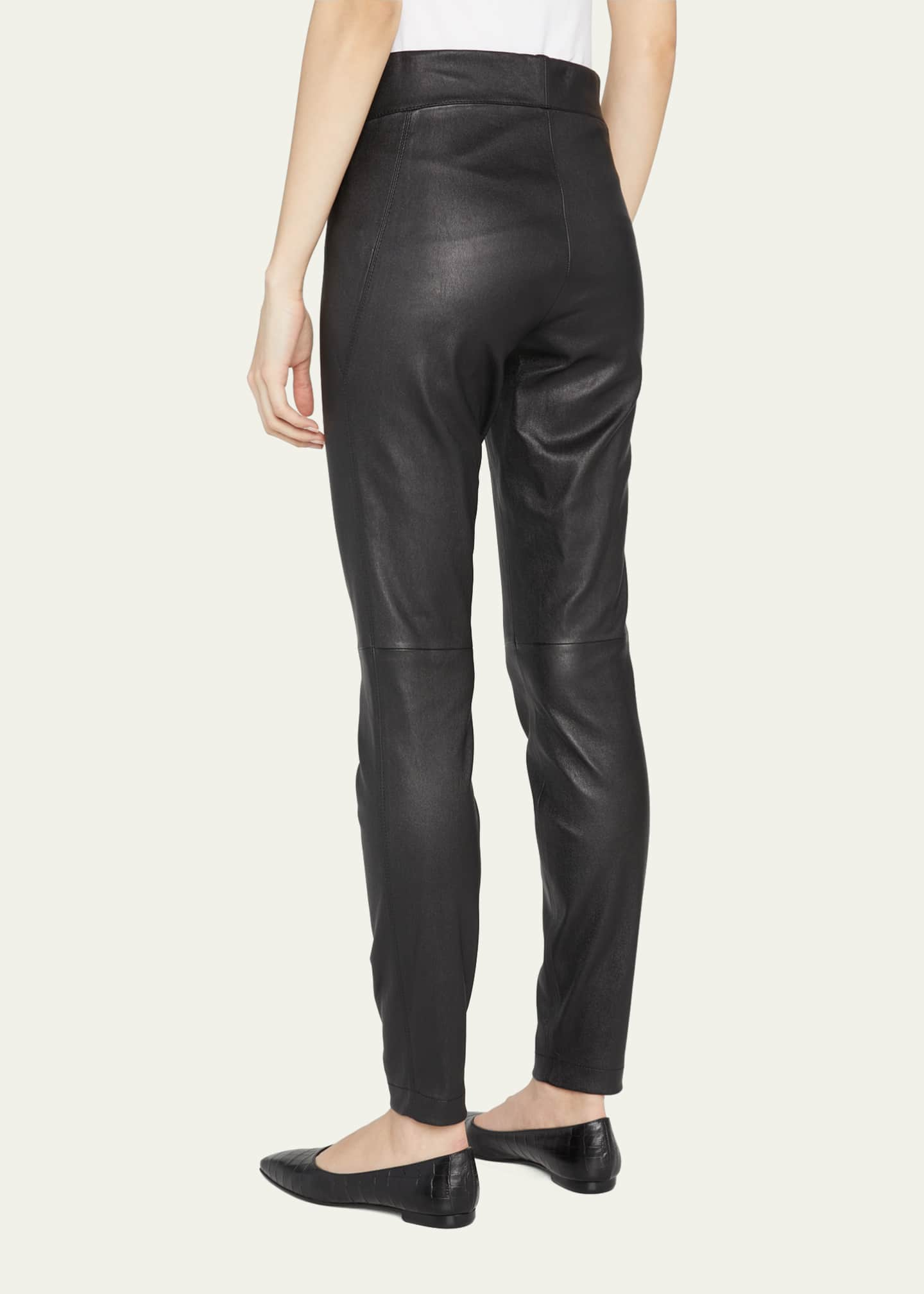 Lafayette 148 New York Cropped High-Rise Leggings - Bergdorf Goodman