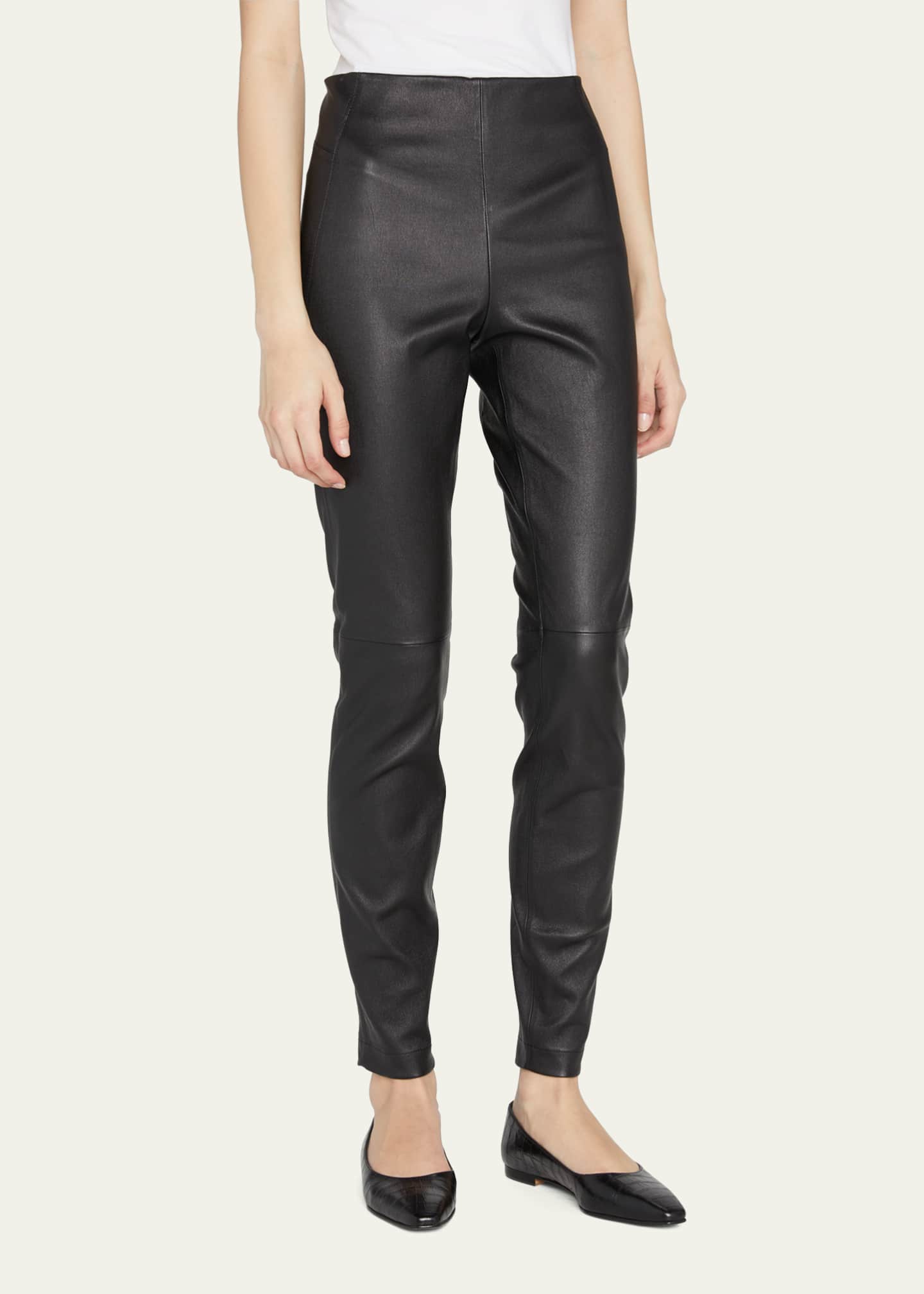 Cropped High-Rise Leggings - Thumbnail 4