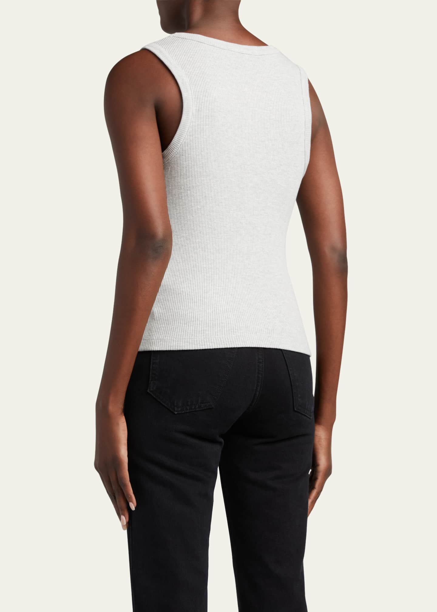 AGOLDE Poppy Scoop-Neck Tank Image 3 of 5