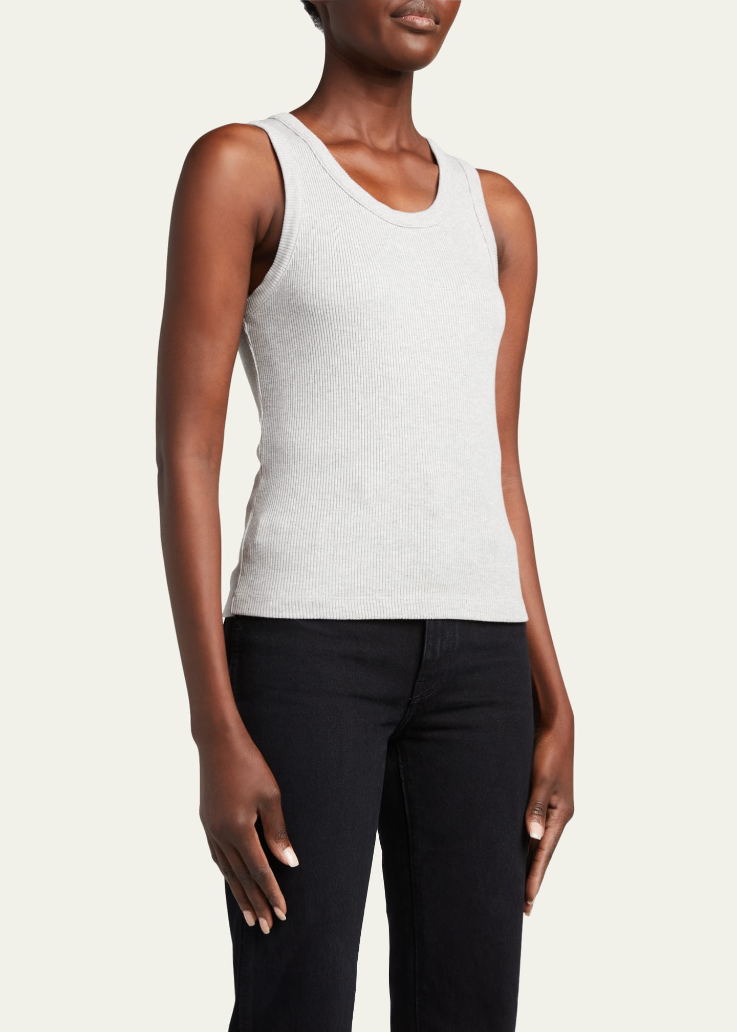 AGOLDE Poppy Scoop-Neck Tank Image 4 of 5