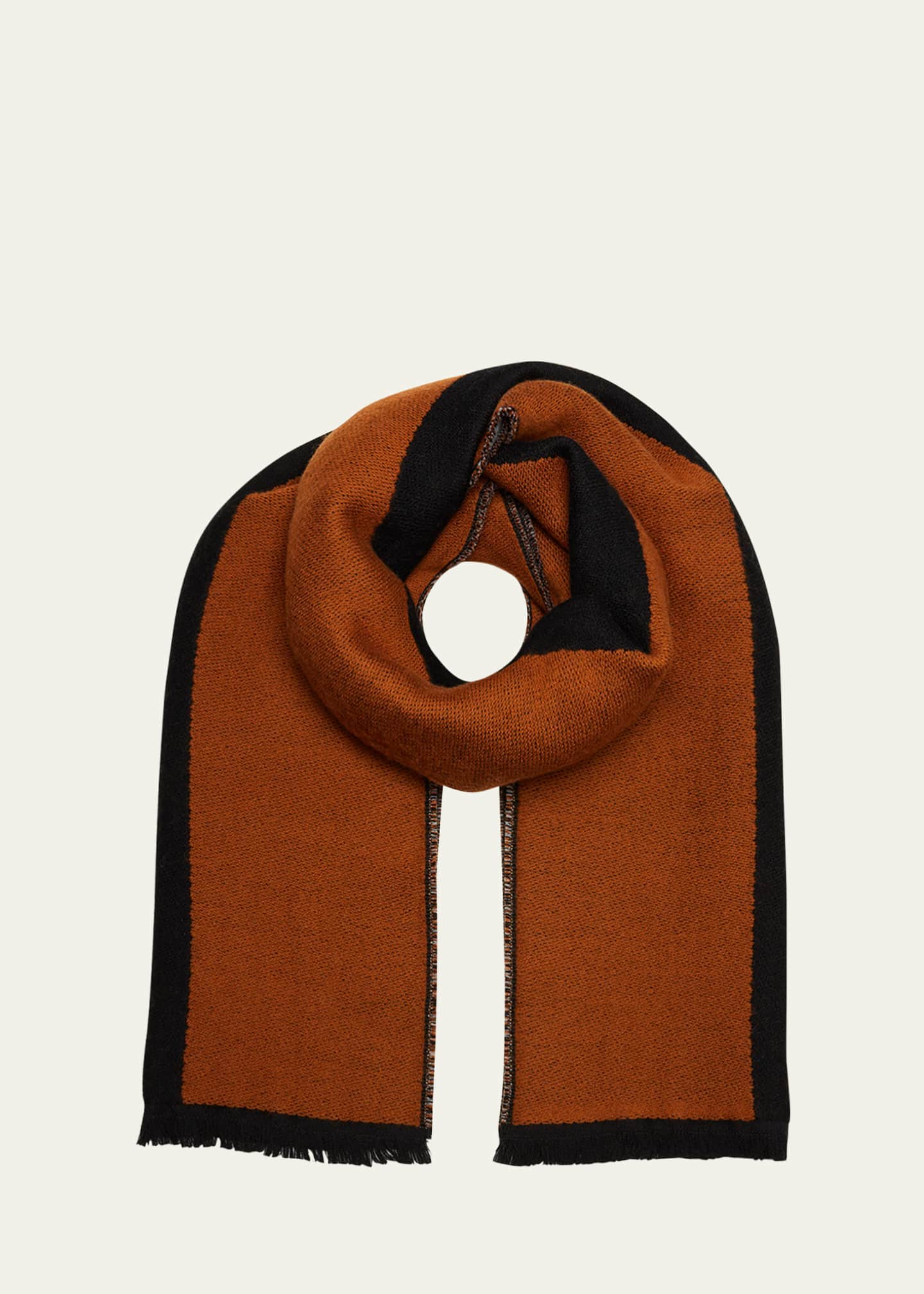 ZEGNA Men’s Wool Signifier Scarf - Bergdorf Goodman