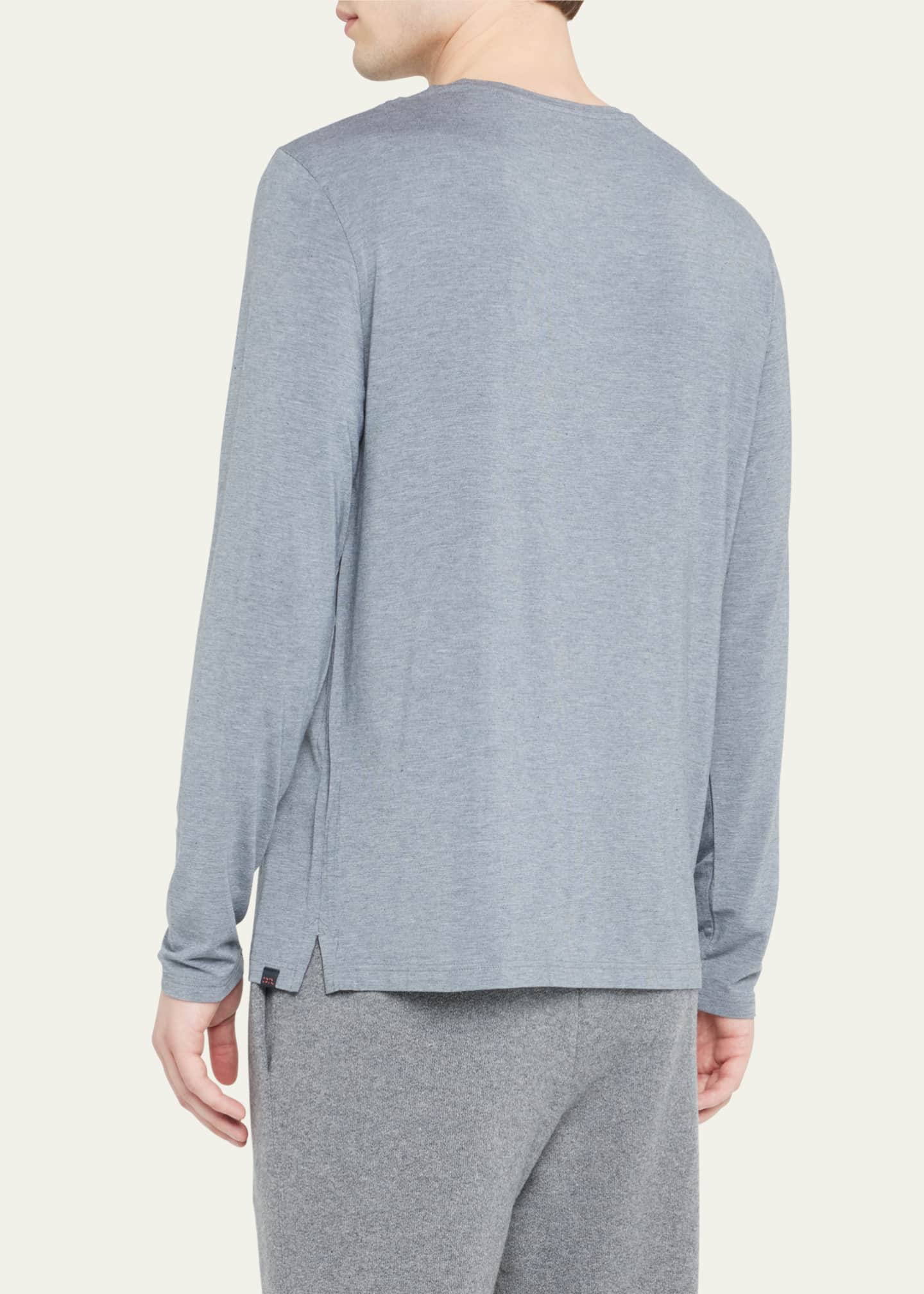 Derek Rose Men's Modal Crewneck T-Shirt Image 3 of 5