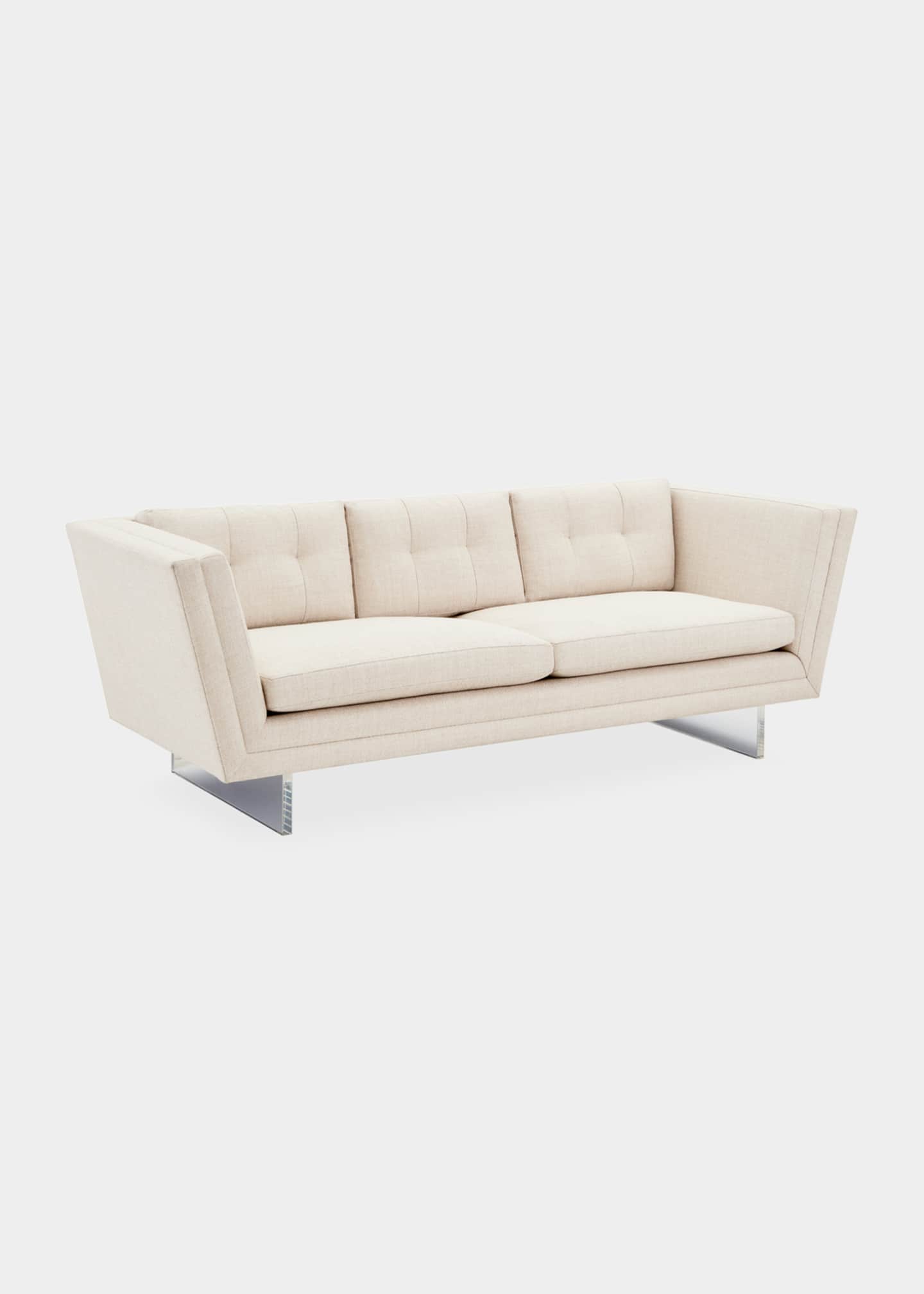 Jonathan Adler Kit Sebastian Sofa - Deluxe Linen Image 2 of 3
