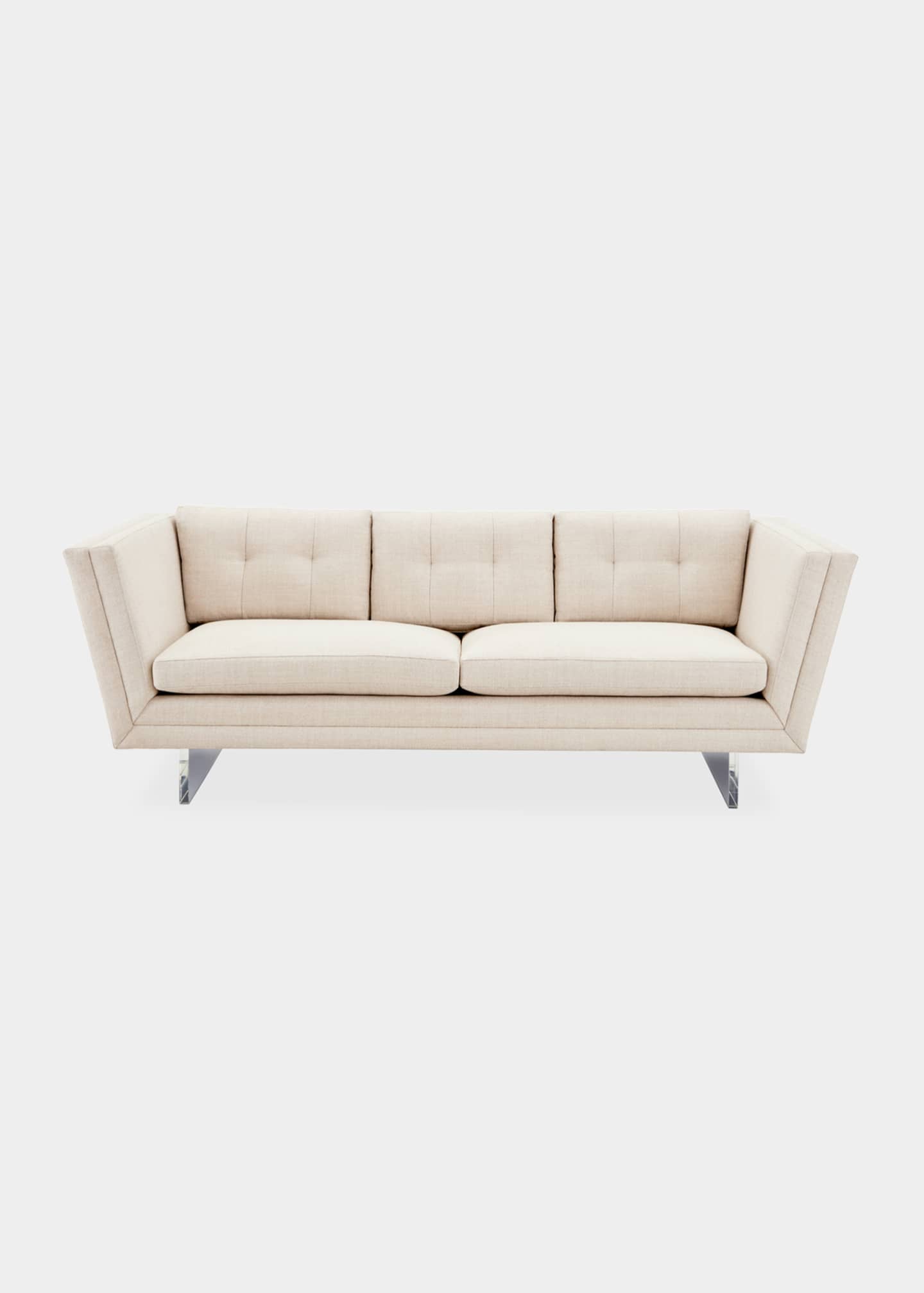 Jonathan Adler Kit Sebastian Sofa - Deluxe Linen Image 1 of 3