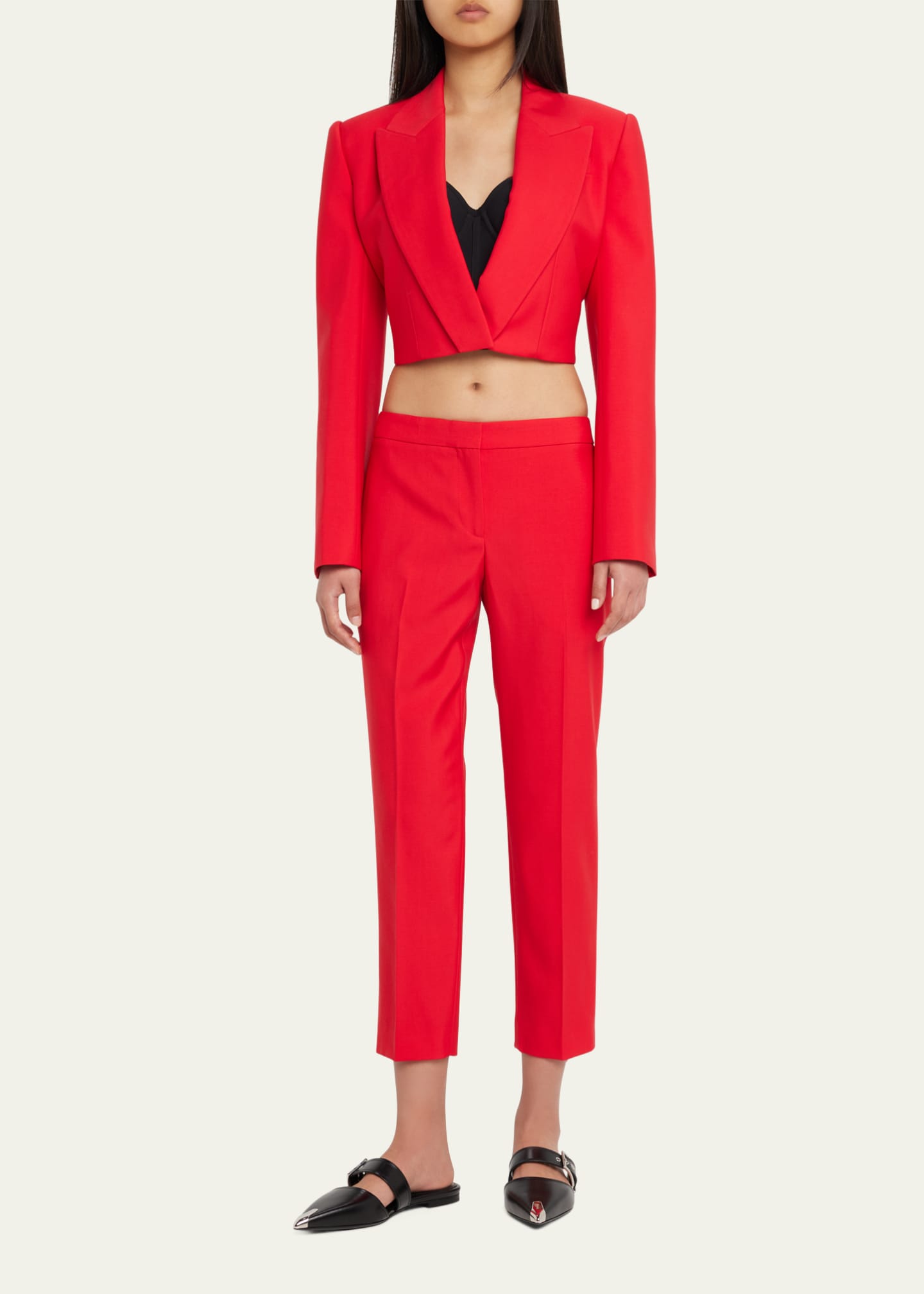 Cropped cigarette pants discount