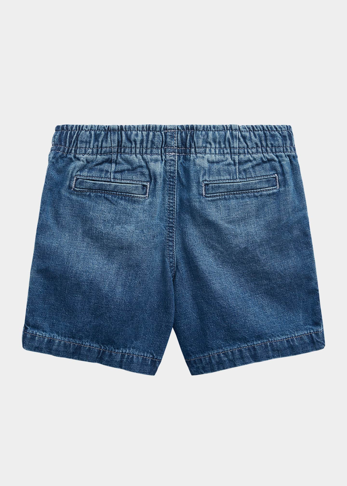 Ralph Lauren Childrenswear Boy's Denim Prepster Shorts, Size 2-4 ...