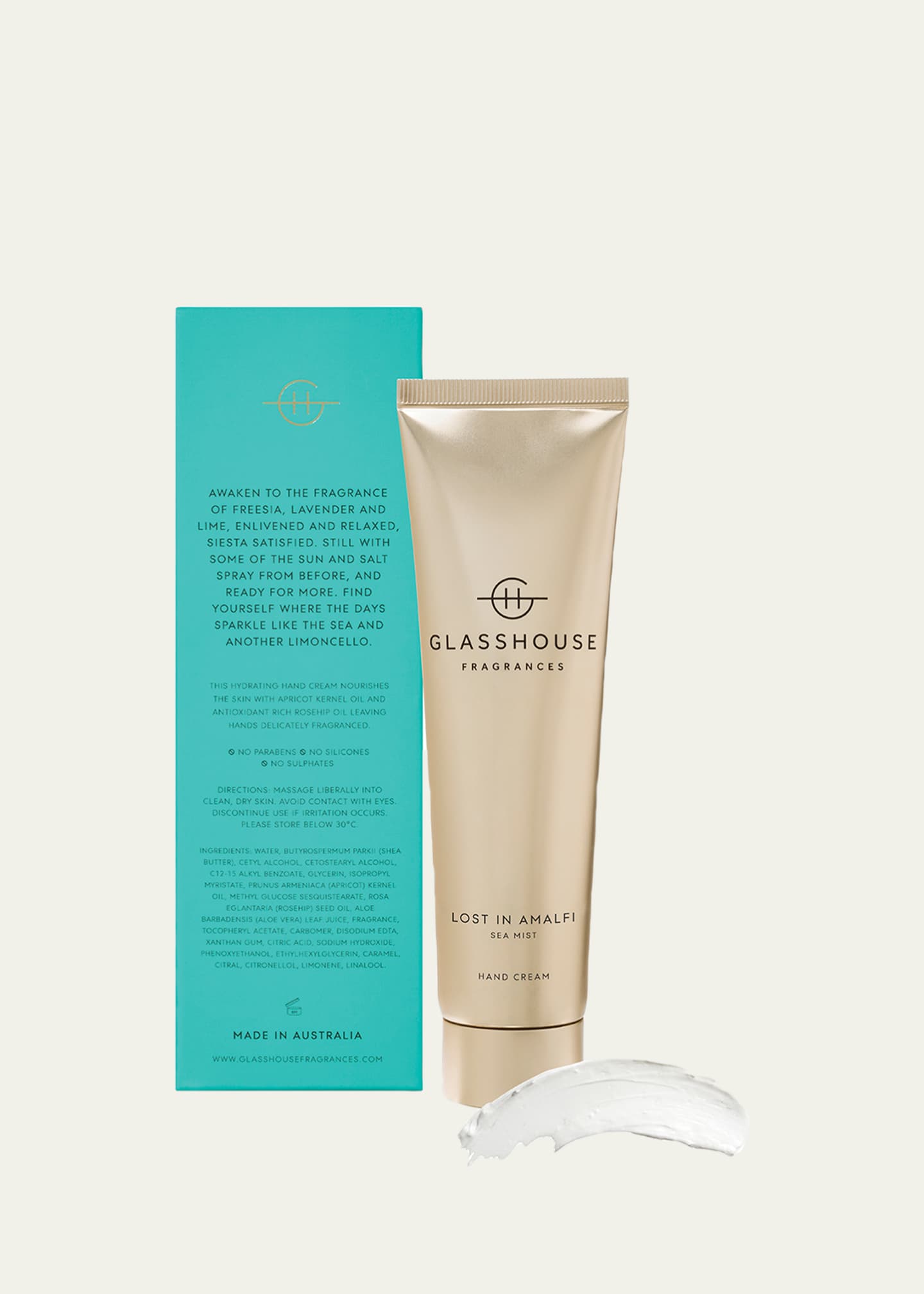 GLASSHOUSE FRAGRANCES 3.4 oz. Lost In Amalfi Hand Cream Image 2 of 2