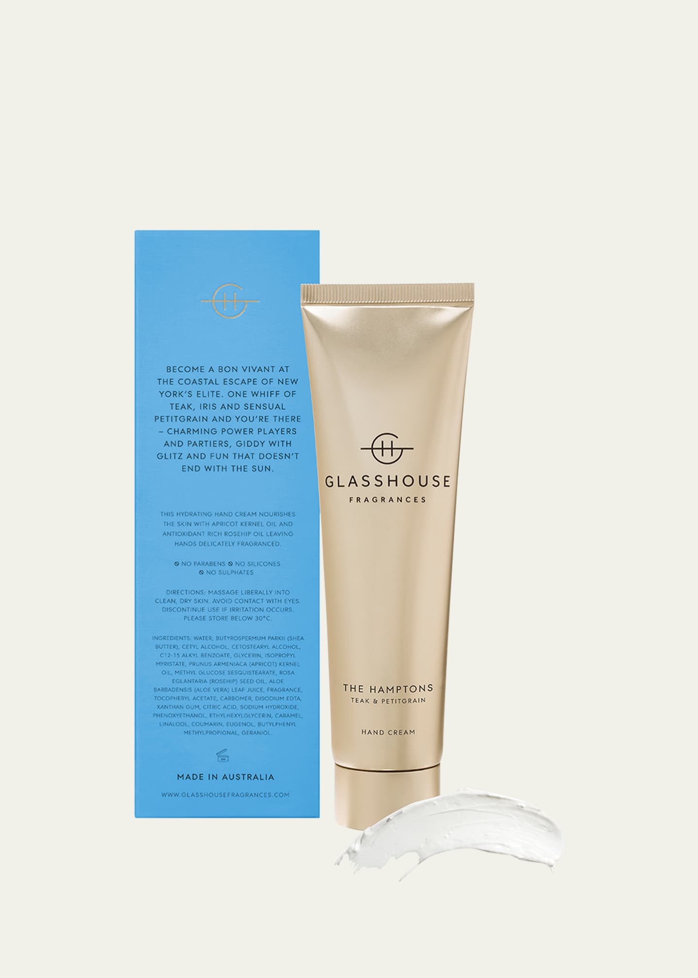 GLASSHOUSE FRAGRANCES 3.4 oz. The Hamptons Hand Cream Image 2 of 3