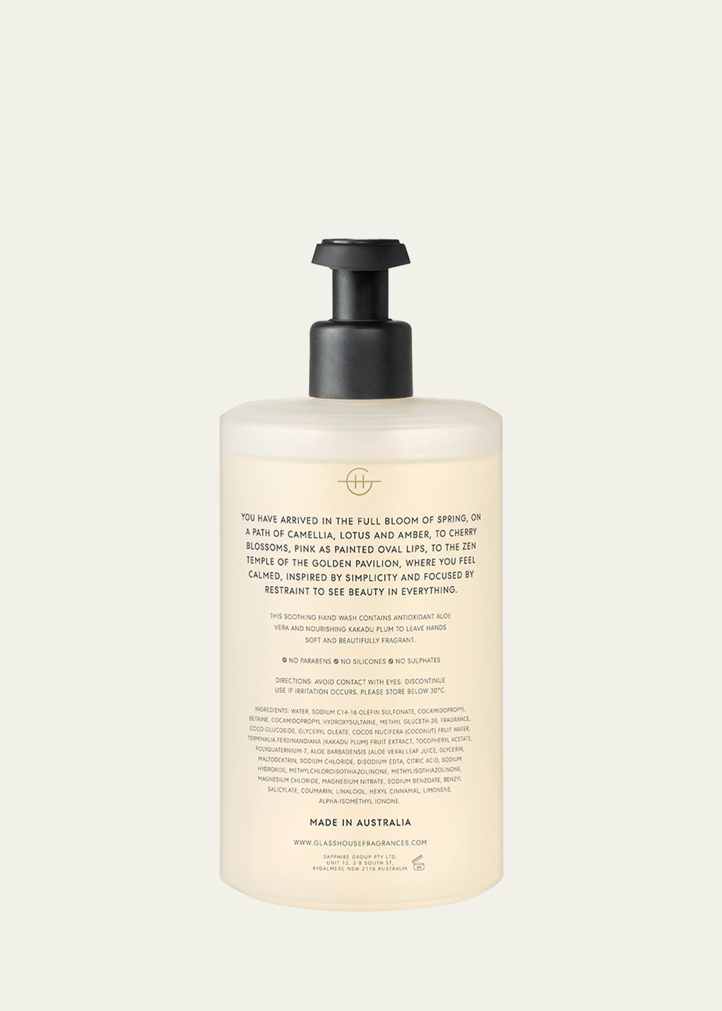 GLASSHOUSE FRAGRANCES 15.2 oz. Kyoto In Bloom Hand Wash Image 2 of 2