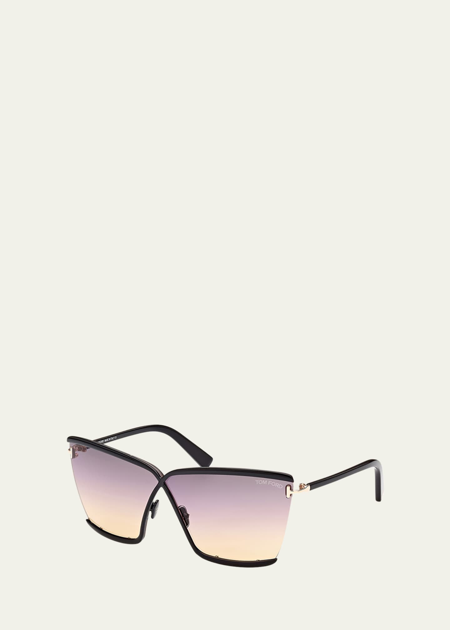 TOM FORD Elle 02 Acetate/Metal Butterfly Sunglasses - Bergdorf Goodman