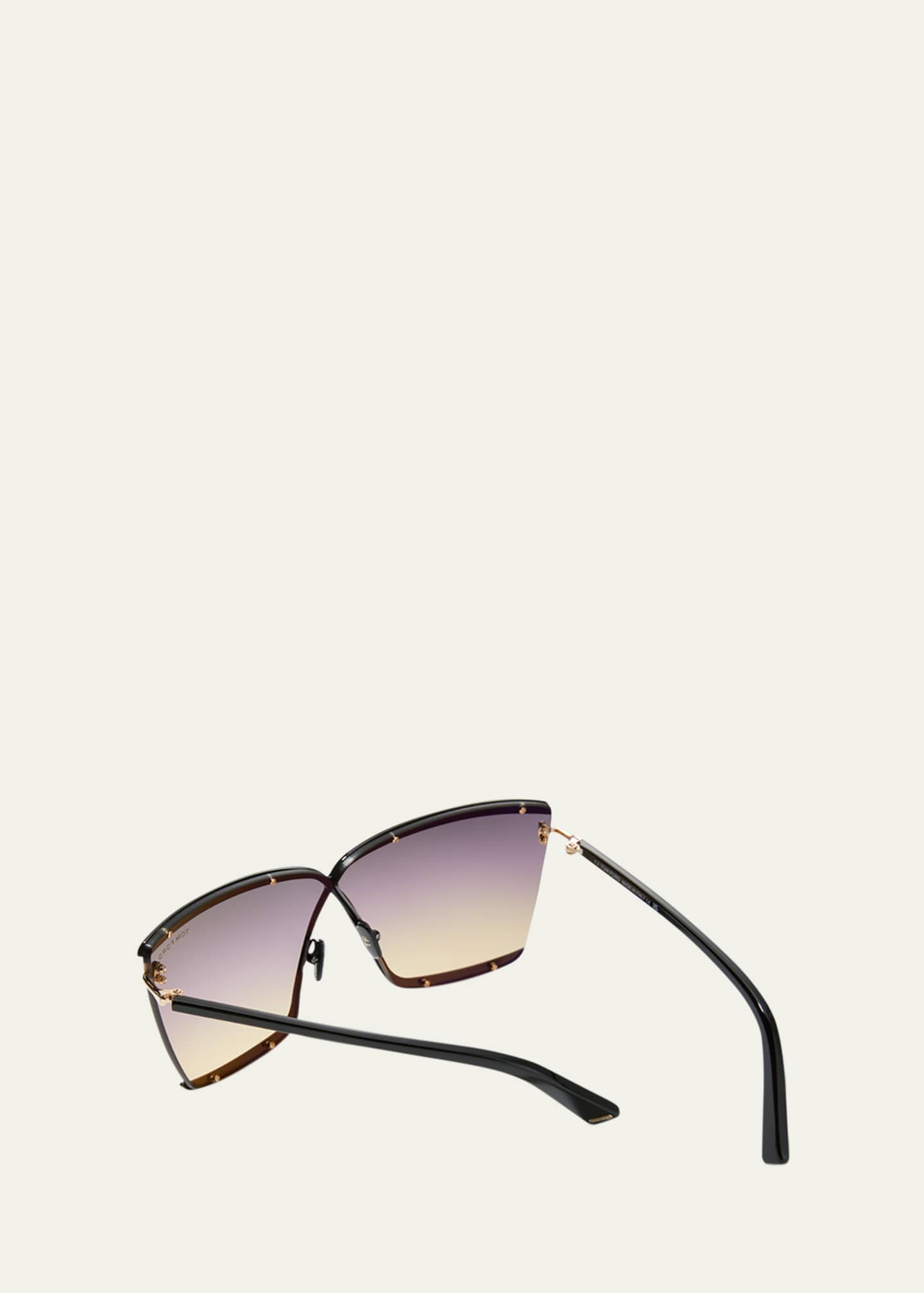 TOM FORD Elle 02 Acetate/Metal Butterfly Sunglasses - Bergdorf Goodman