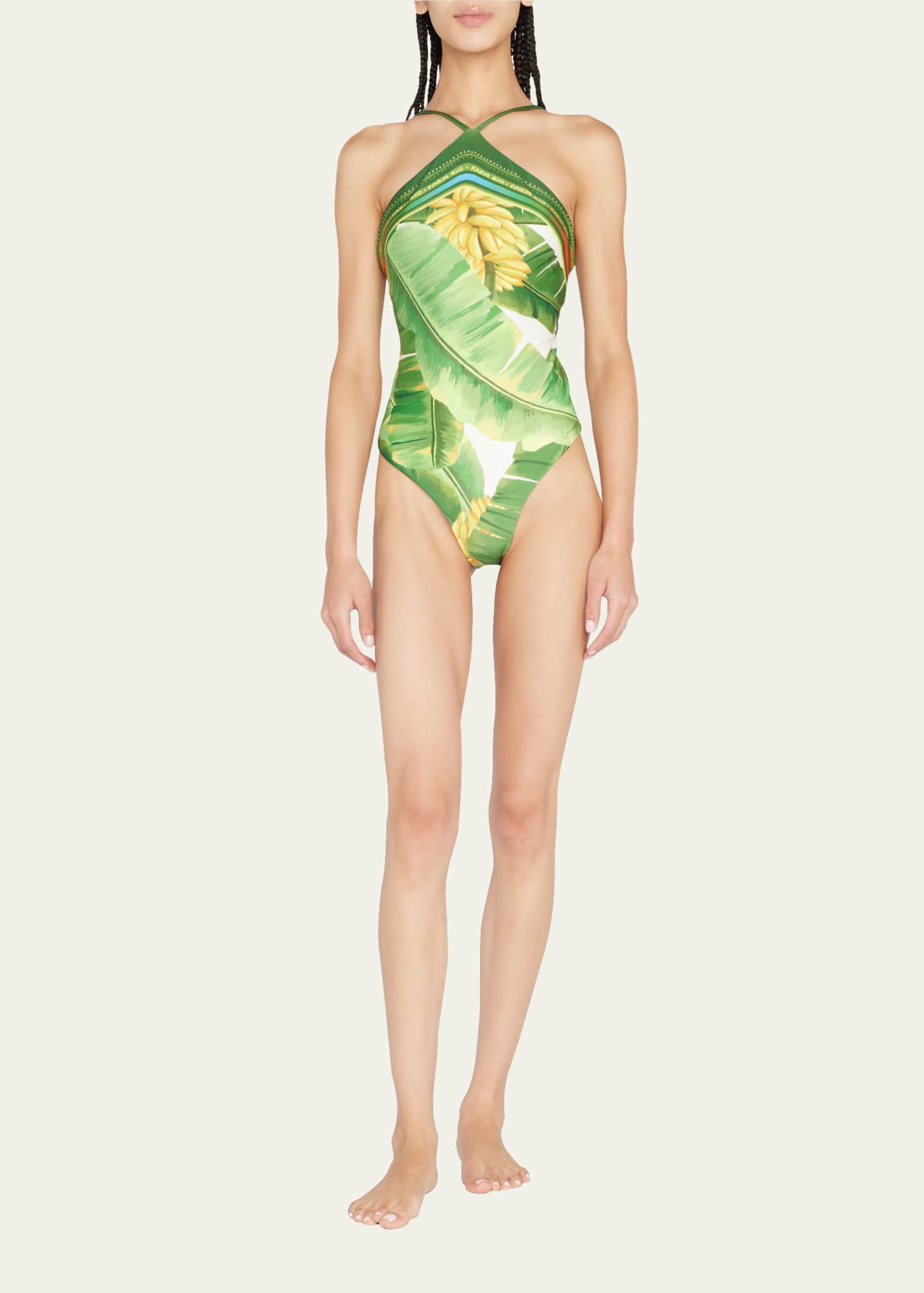 暮らしに便利なアイテム Forest Fresh Rio Farm One-Piece Goodman Bergdorf - Swimsuit ワンピース