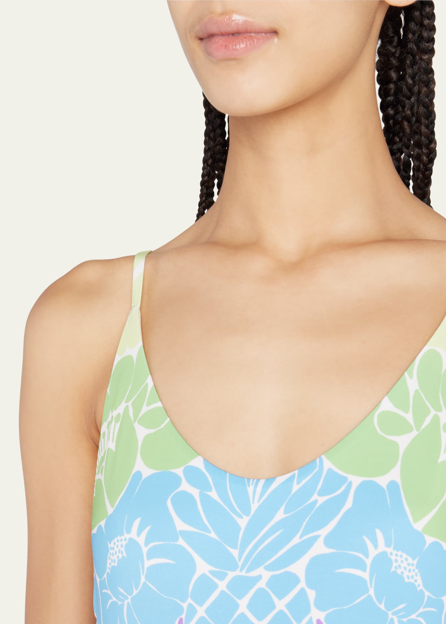 Farm Rio Tropical Graphic OnePiece Swimsuit Bergdorf Goodman