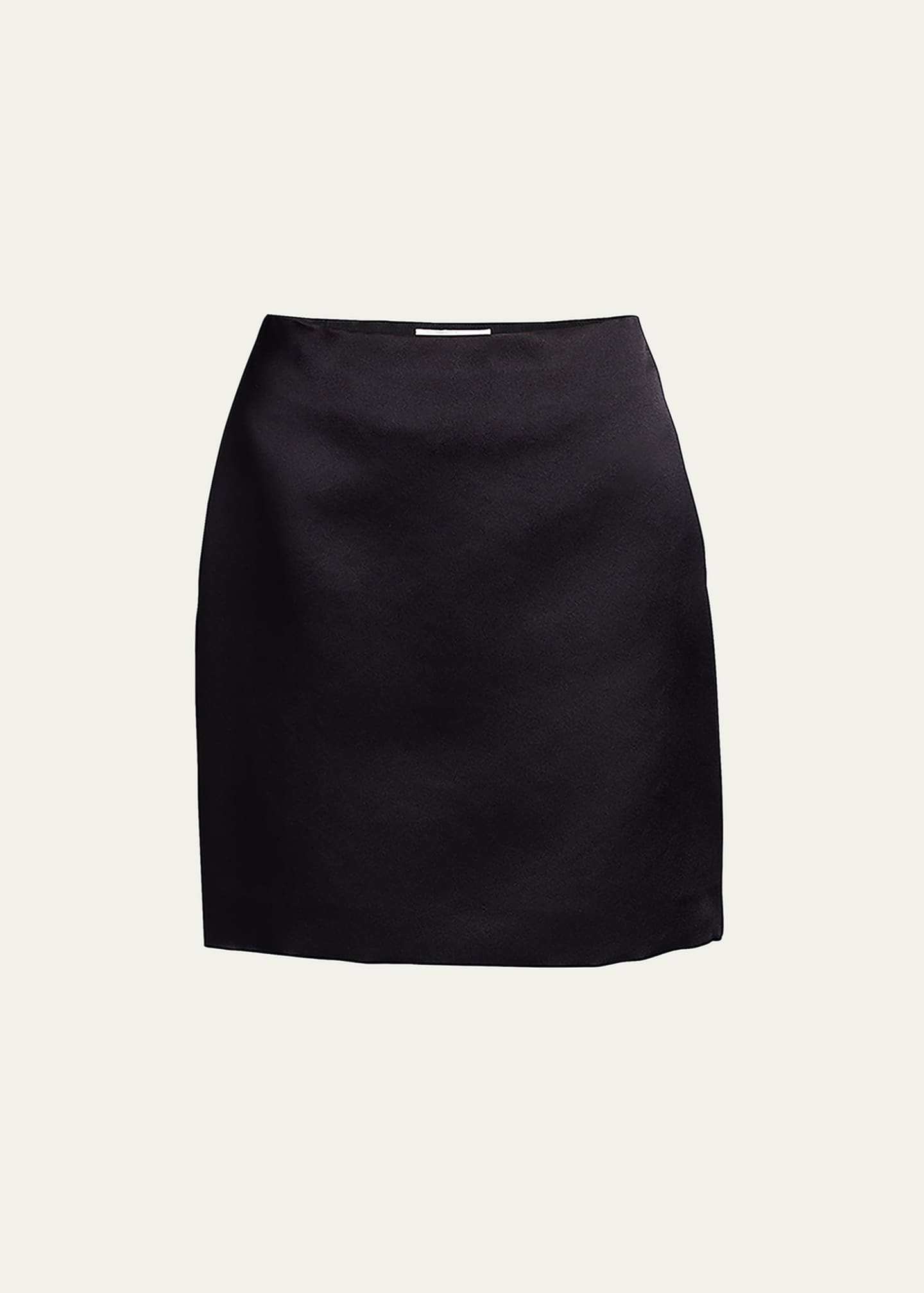 THE ROW Anisha Straight Silk Mini Skirt