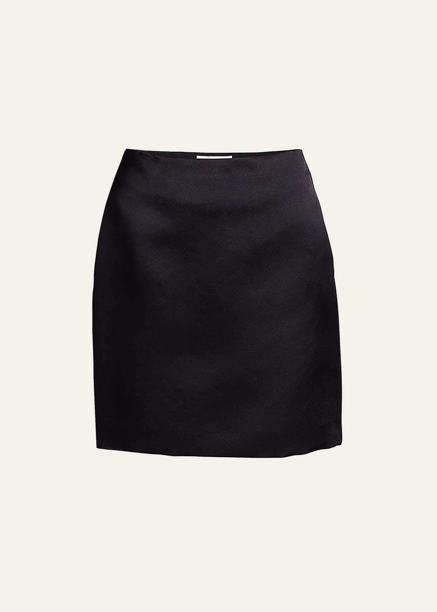 THE ROW Anisha Straight Silk Mini Skirt THE ROW Anisha Straight Silk Mini Skirt