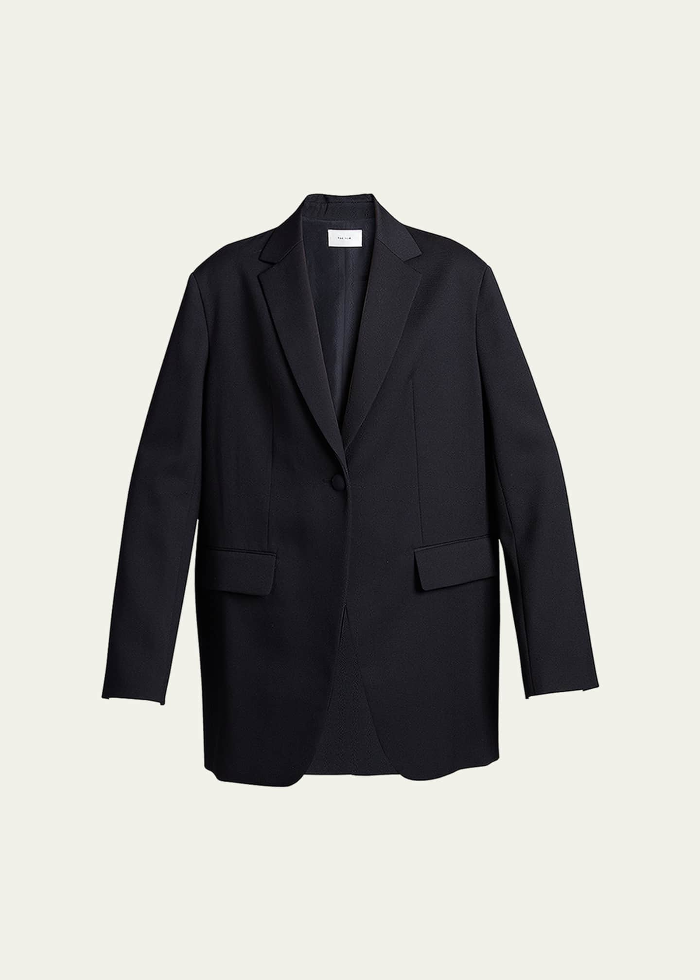 THE ROW Obine Oversized Wool Jacket - Bergdorf Goodman