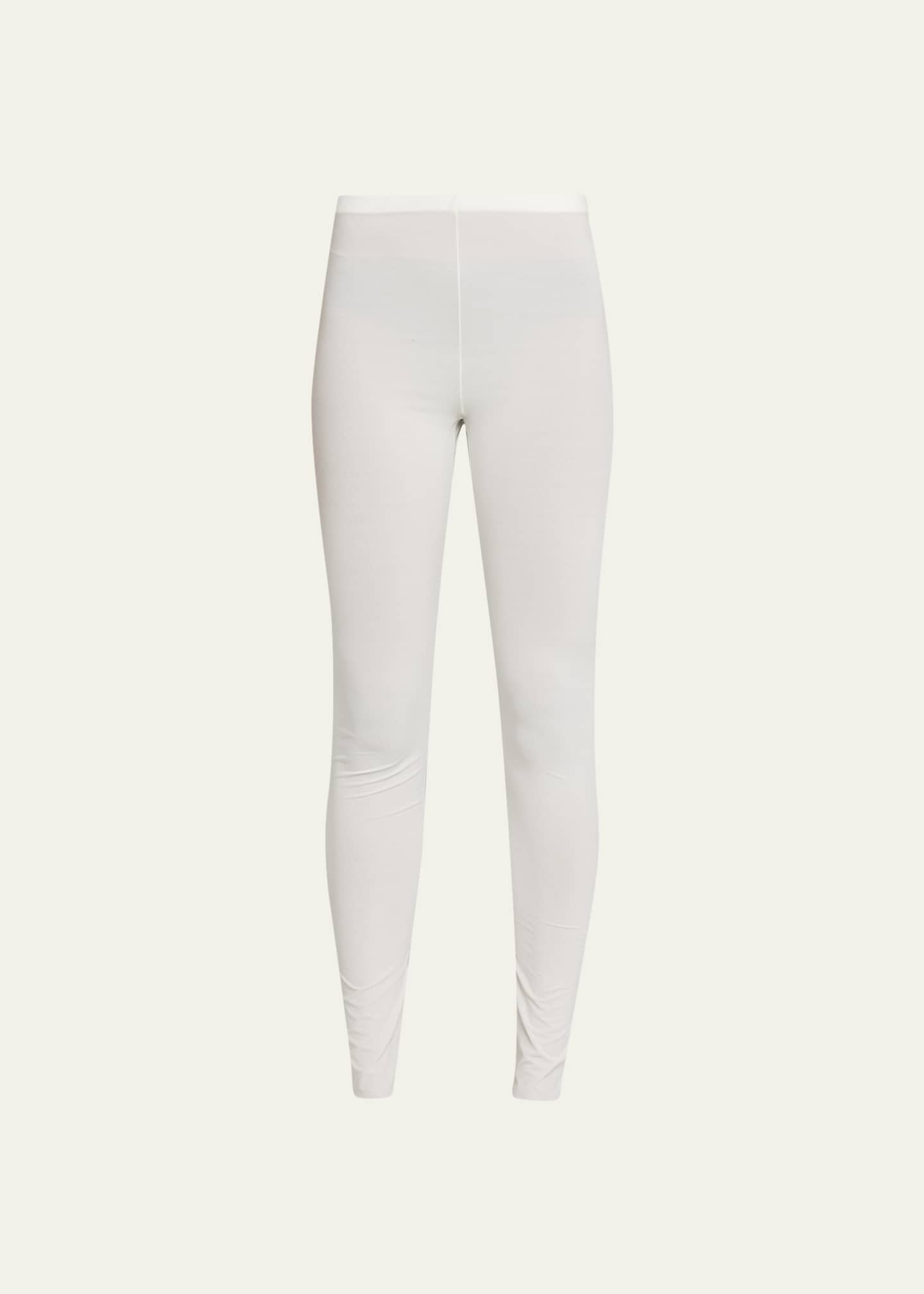 THE ROW Fraidy Skinny-Leg Silk Jersey Pants - Bergdorf Goodman