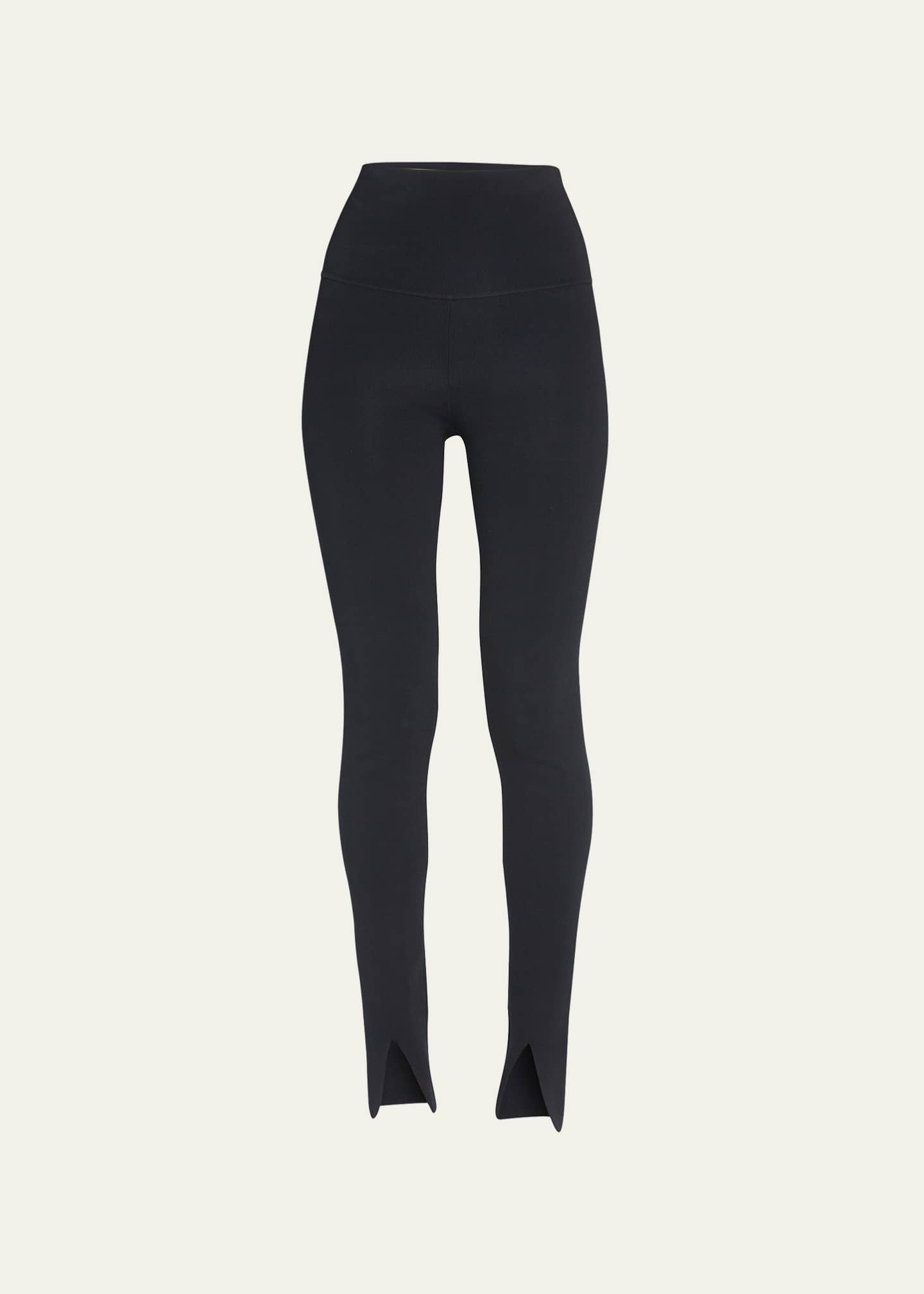 Victoria Beckham VB Body Slit-Hem Leggings