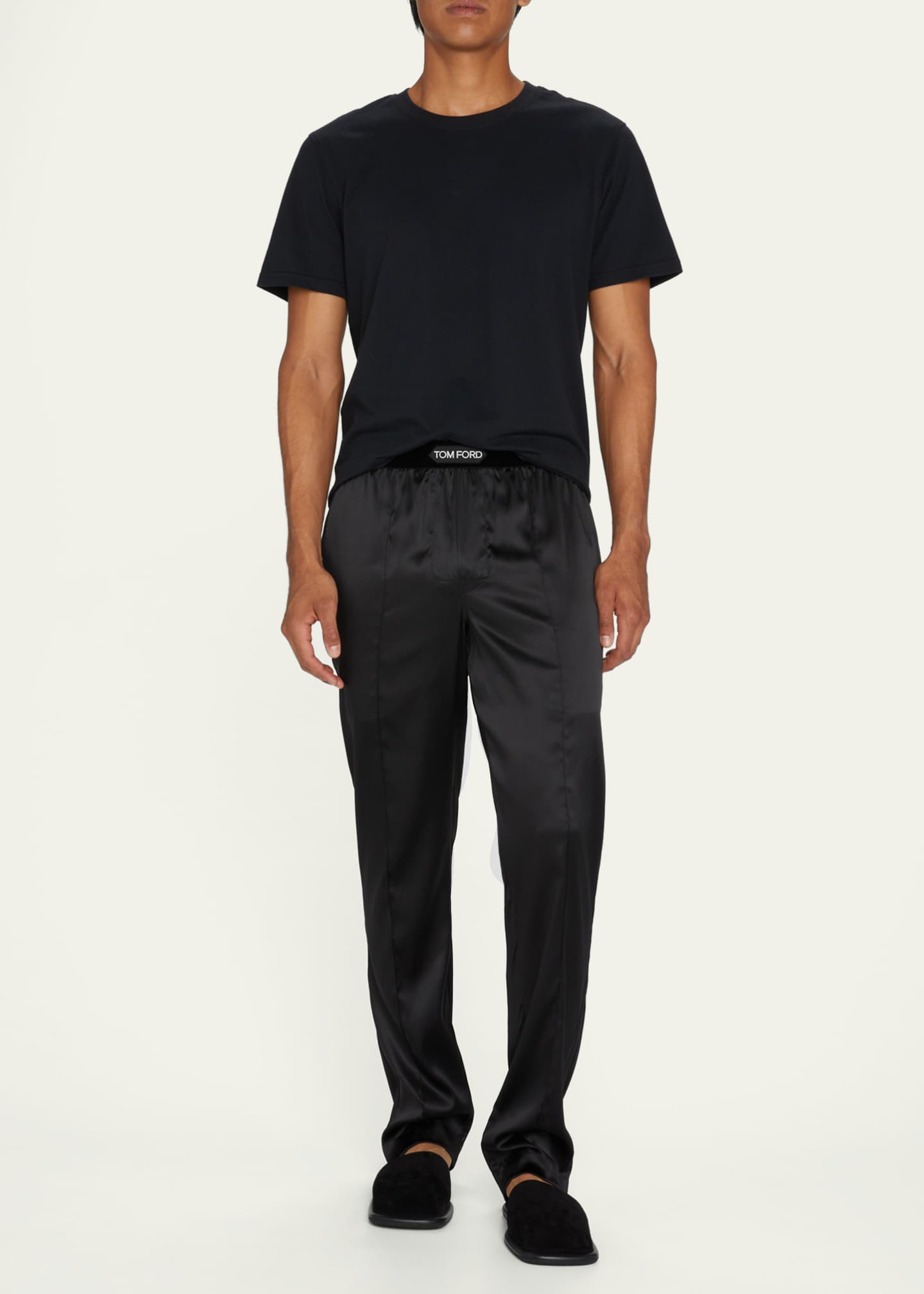 TOM FORD Men s Silk Logo Pajama Pants