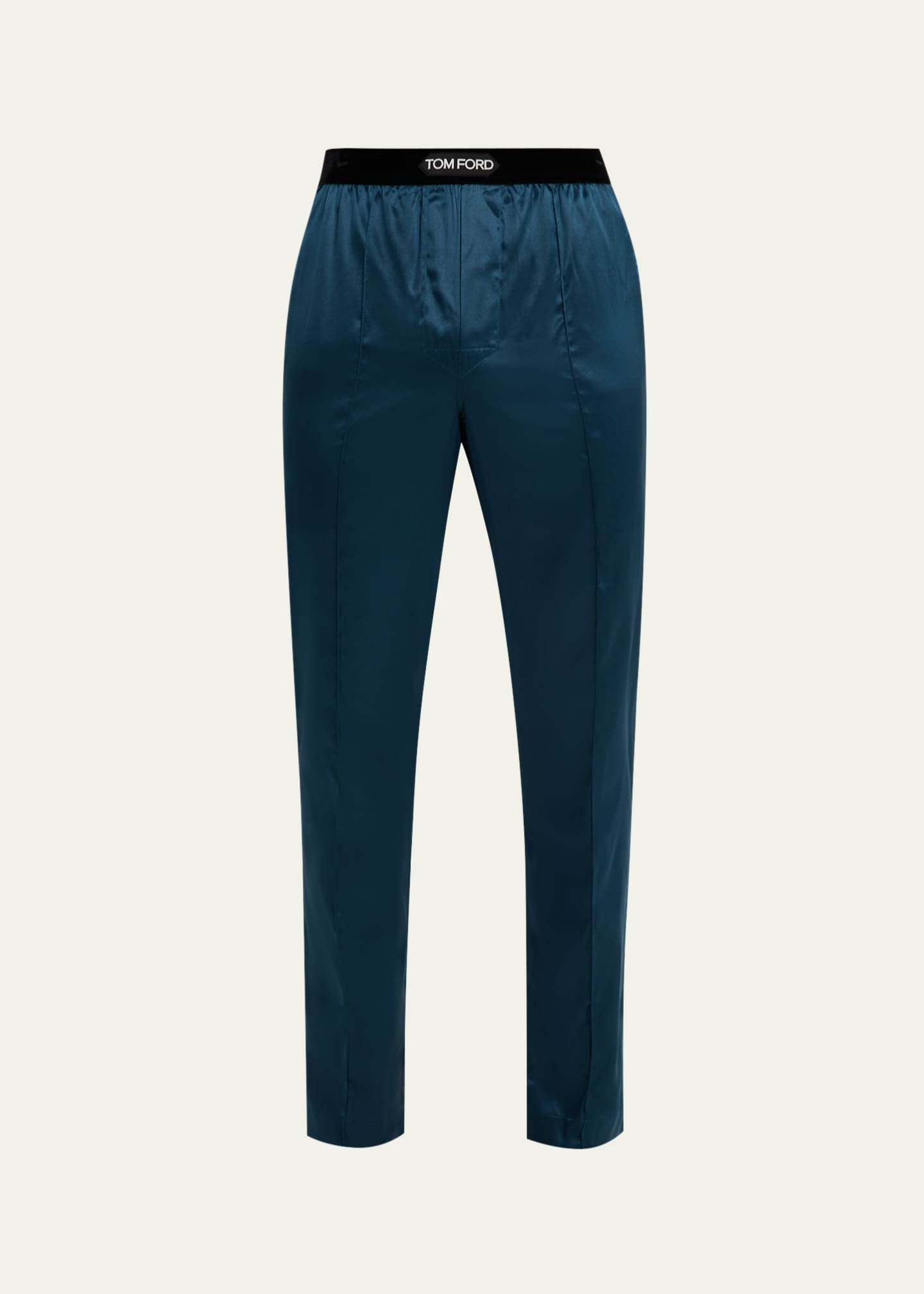 パンツ Tom Ford Pajama Bottoms TOM FORD Men's Silk Logo Pajama Pants - Bergdorf Goodman