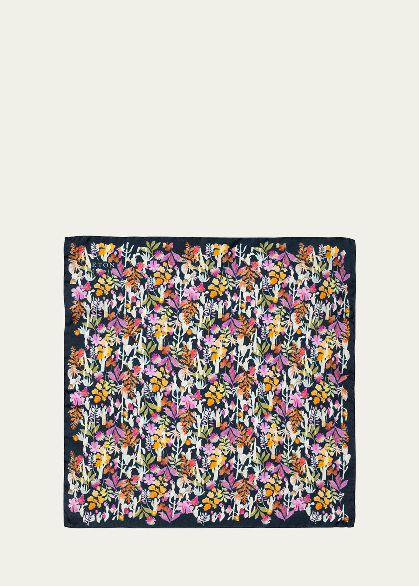 Eton Men's Paisley Silk Wedding Bow Tie Image 2 of 2