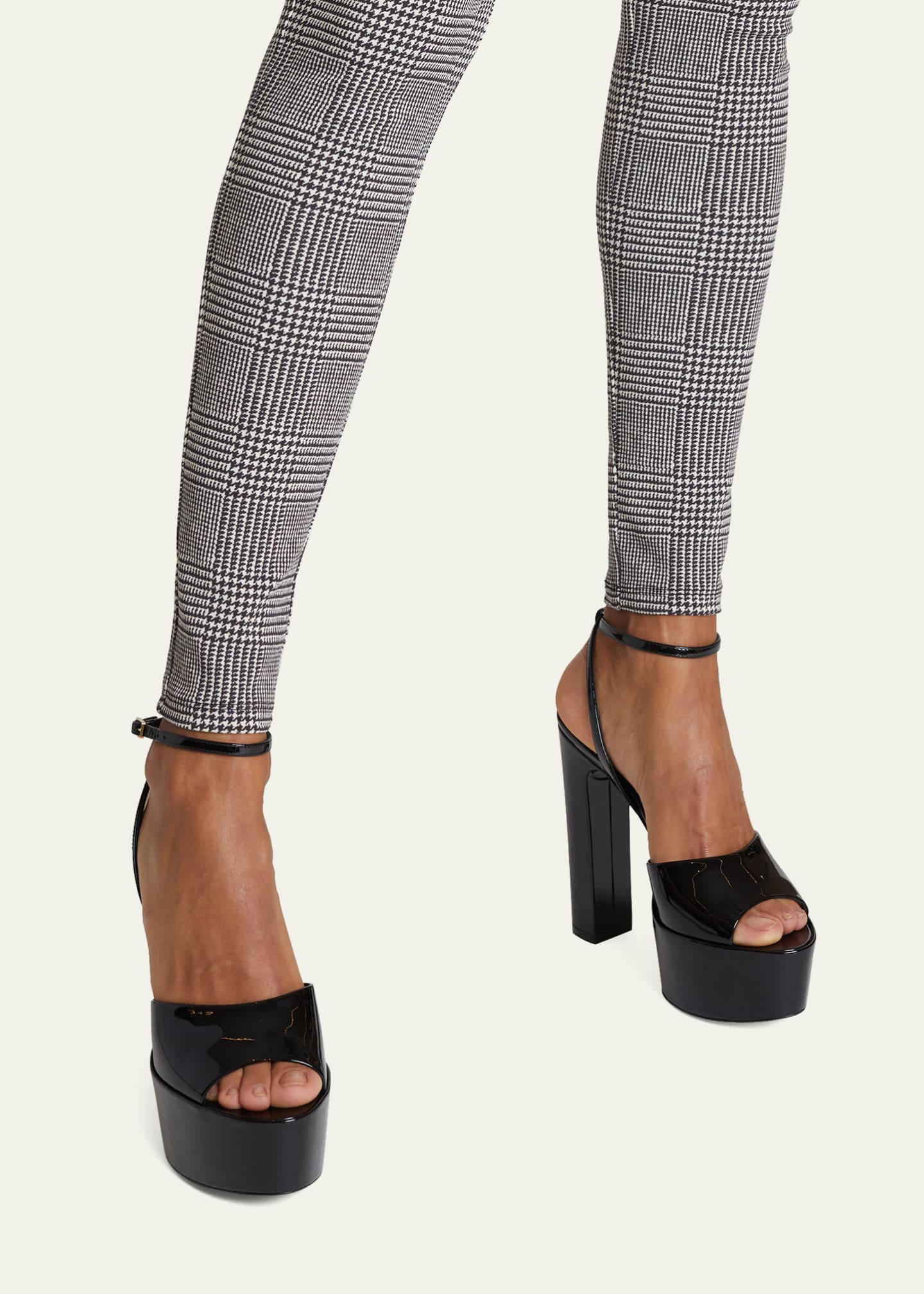 Saint Laurent Jodie Platform Sandals Bergdorf Goodman