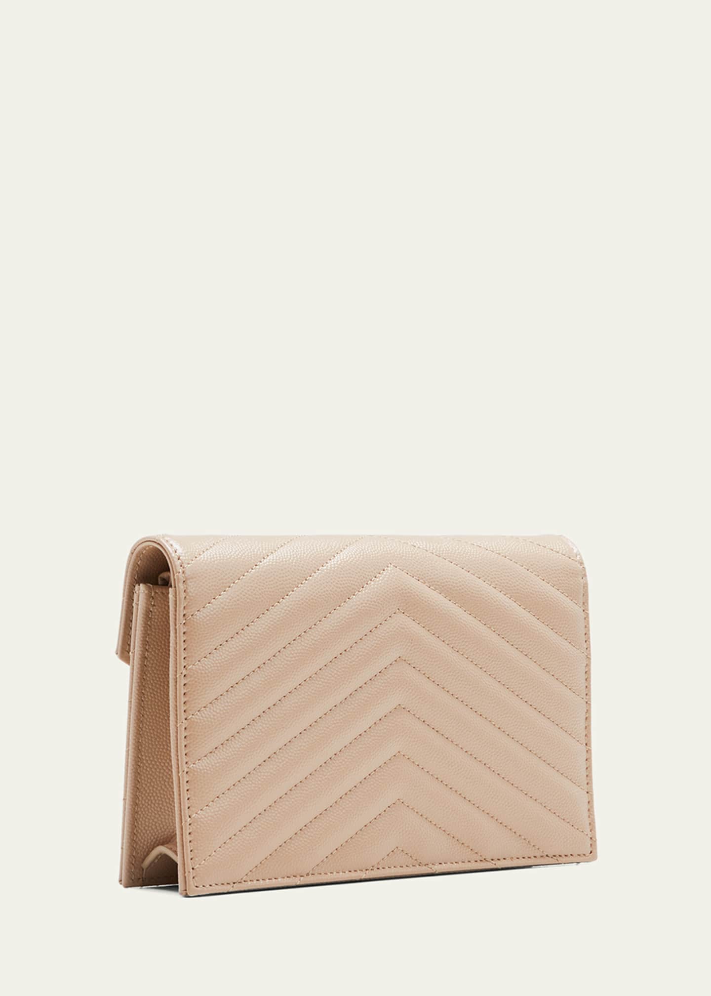 Saint Laurent Small YSL Envelope Flap Wallet on Chain Bergdorf Goodman