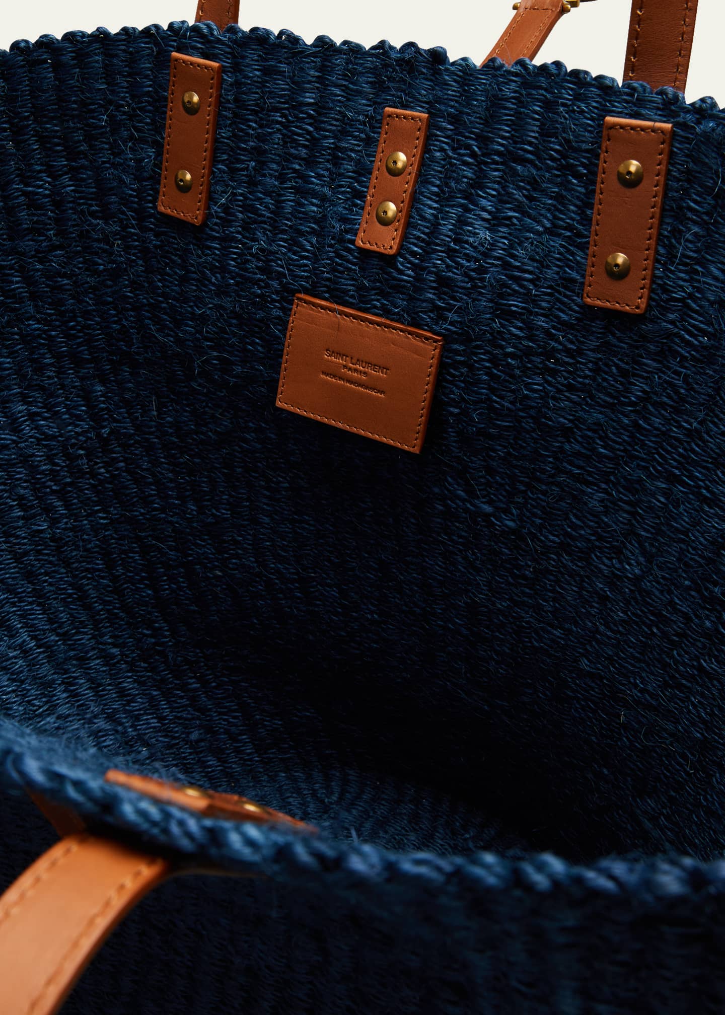 Saint Laurent YSL Medium Basket Tote Bag - Bergdorf Goodman