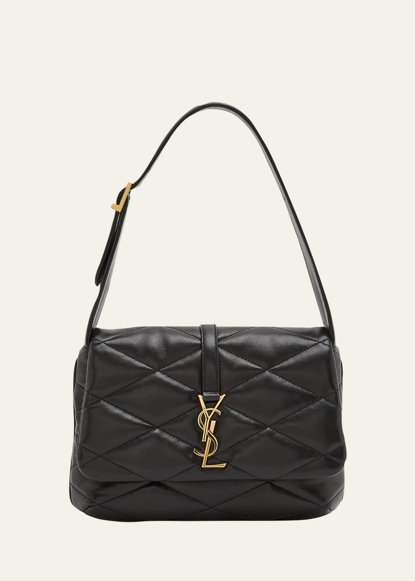 Saint Laurent YSL Quilted Leather Cosmetic Bag - Bergdorf Goodman