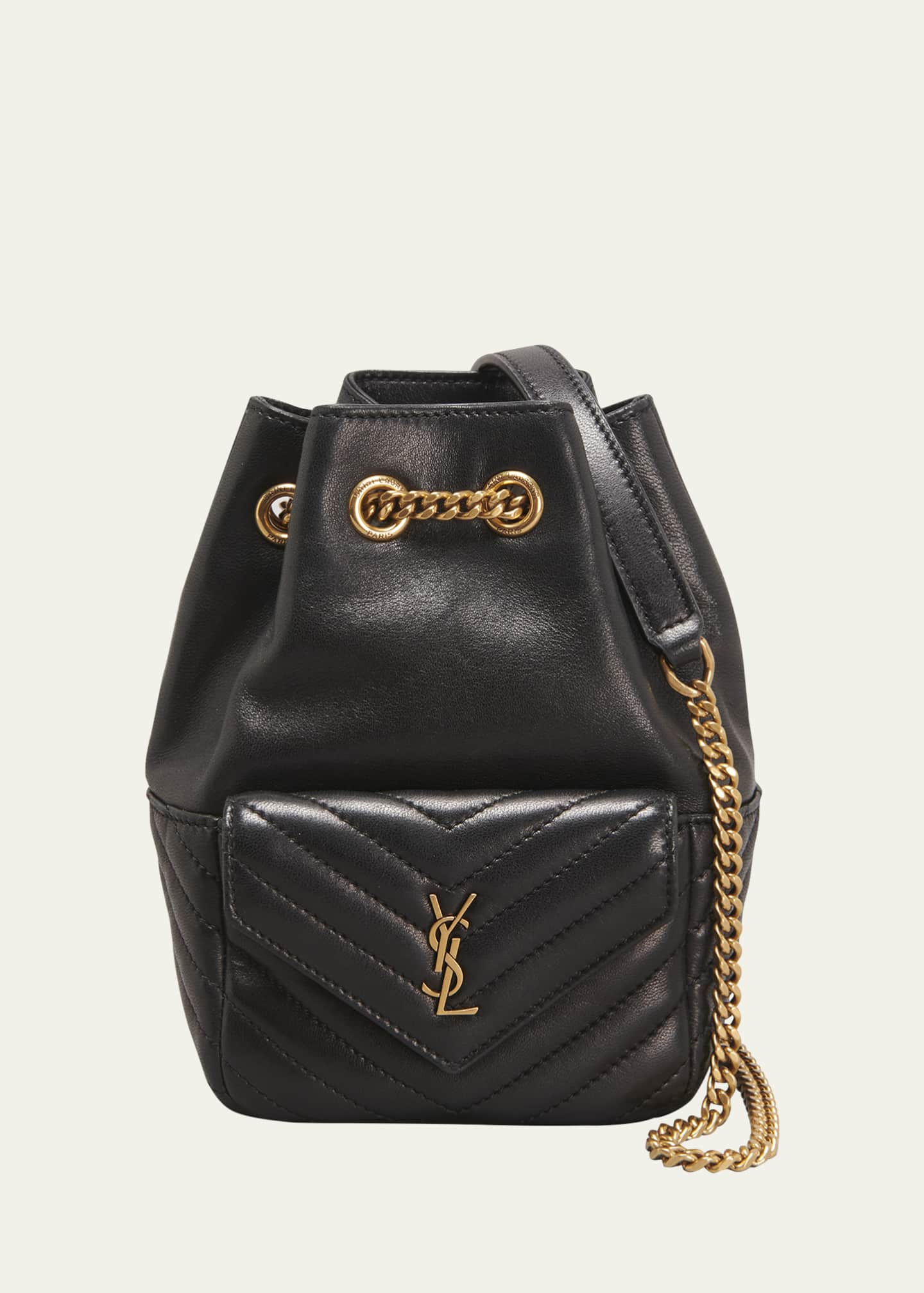 Saint Laurent Joe Mini Ysl Lambskin Backpack