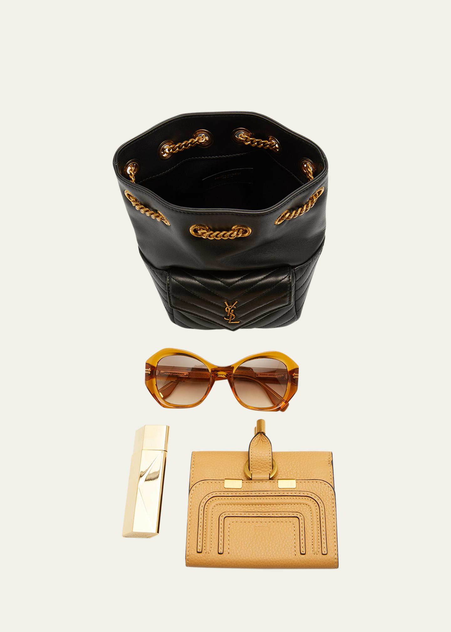 Saint Laurent Joe Mini YSL Bucket Bag in Smooth Leather - Bergdorf Goodman