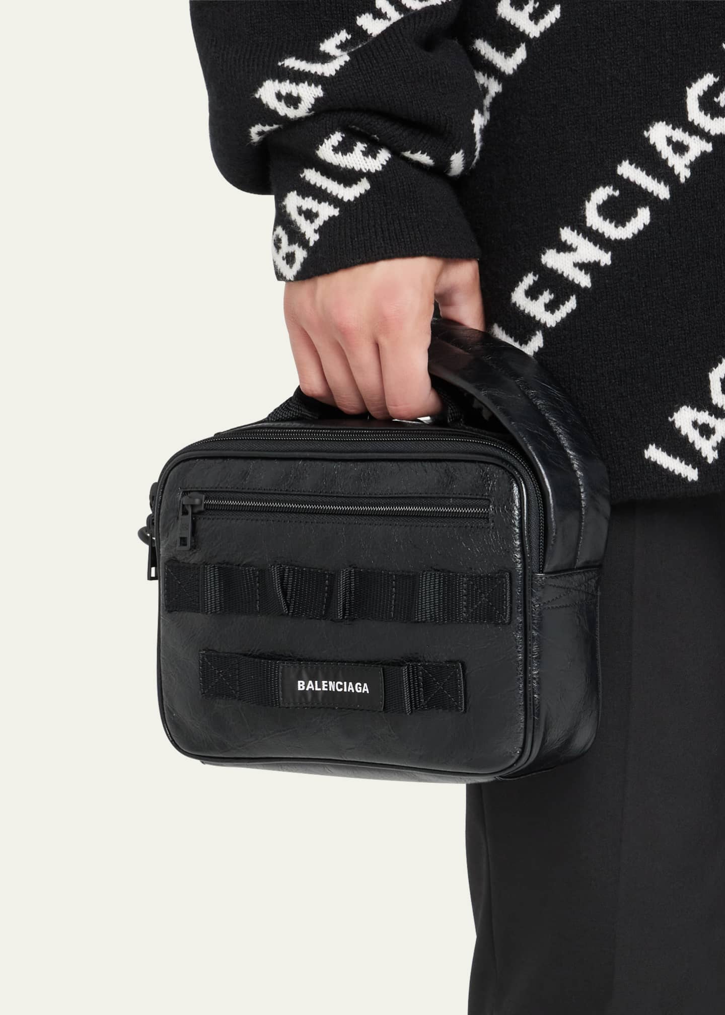 Balenciaga Men's Army Crossbody Bag Bergdorf Goodman