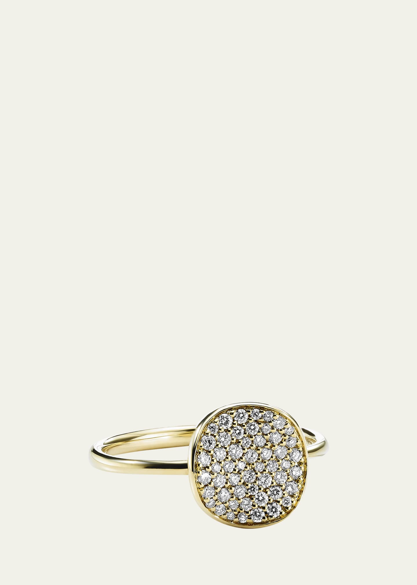 Ippolita Small Flower Ring in 18K White Gold with Diamonds