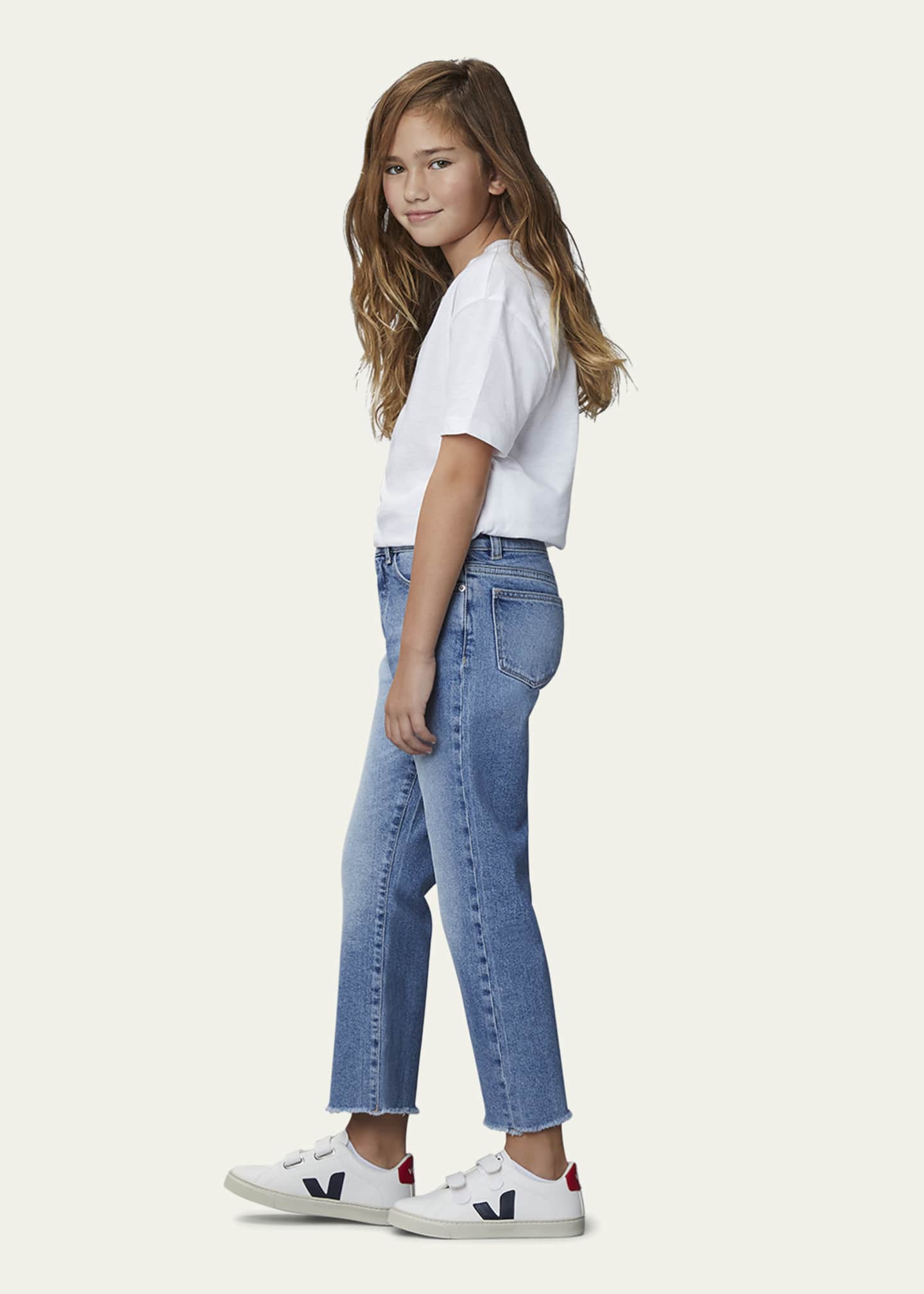 DL1961 Girl s Emie Straight Leg Denim Jeans Size 7 16 Bergdorf