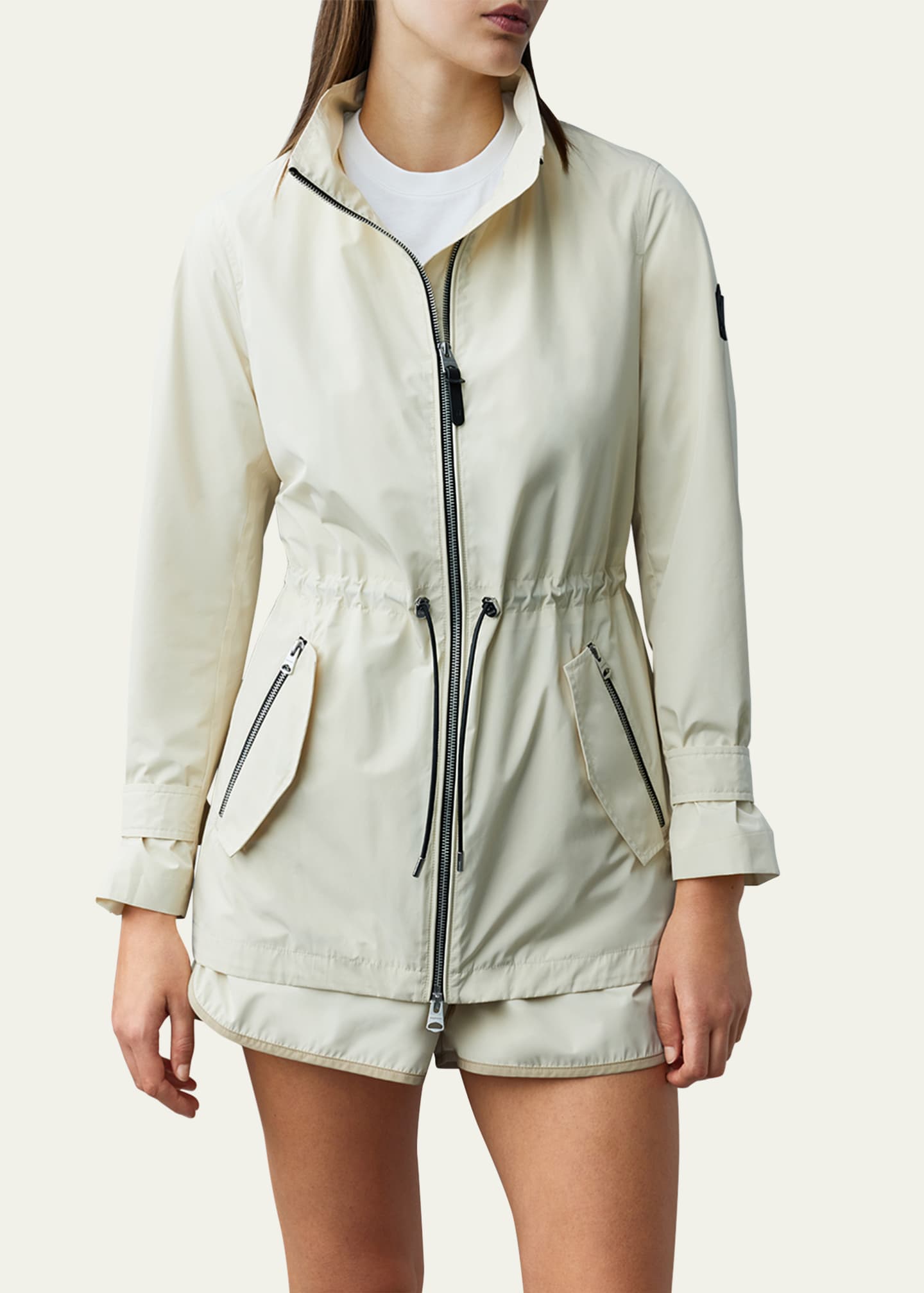 Mackage Melany Hooded Raincoat Image 5 of 5