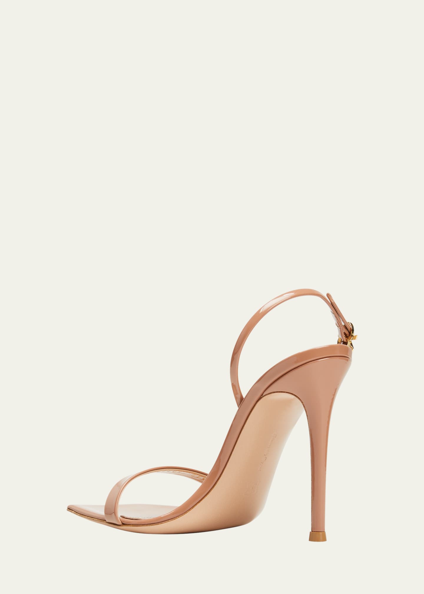 gianvito rossi vernice ribbon patent leather sandals