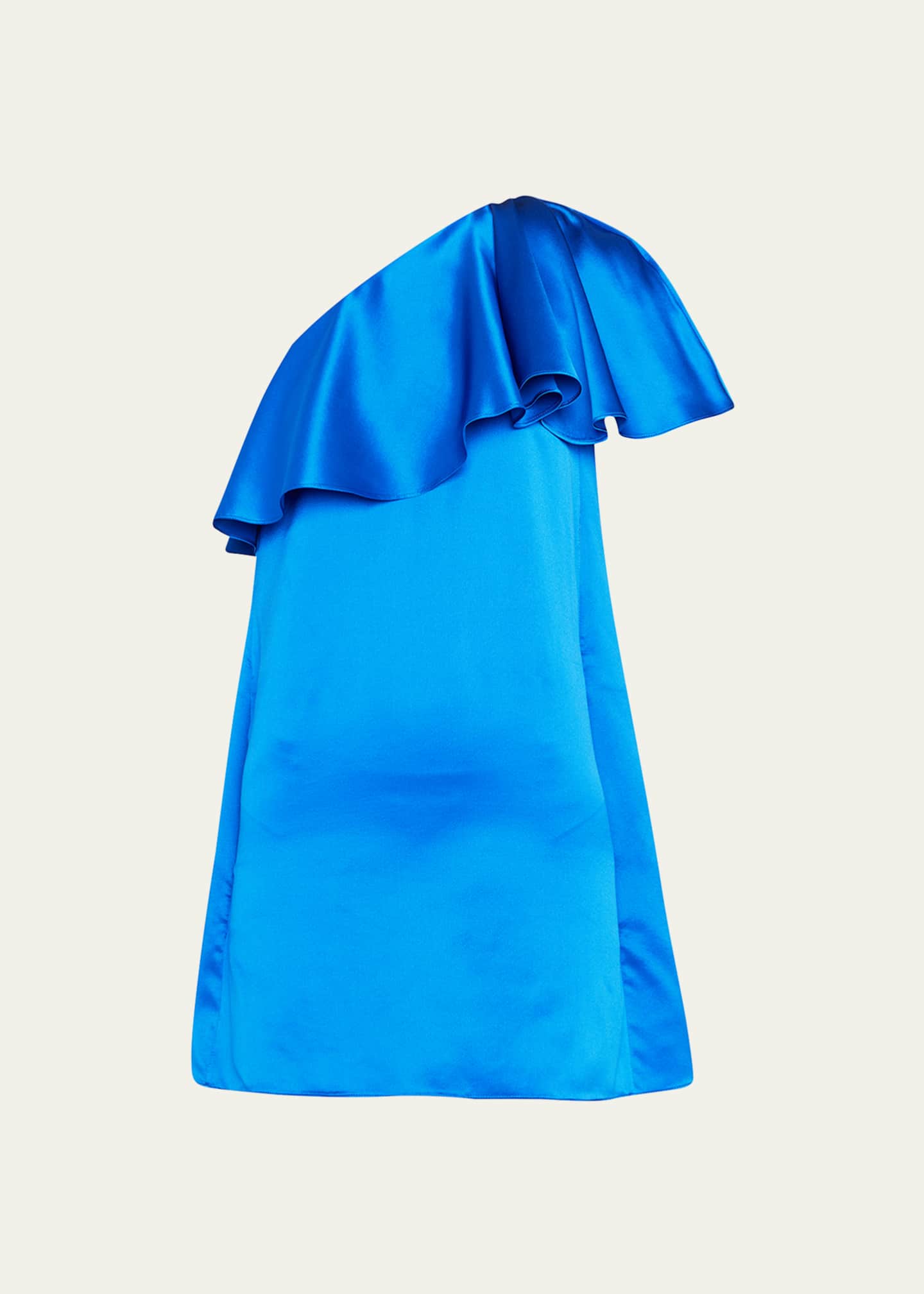 Saint laurent one shoulder mini dress store