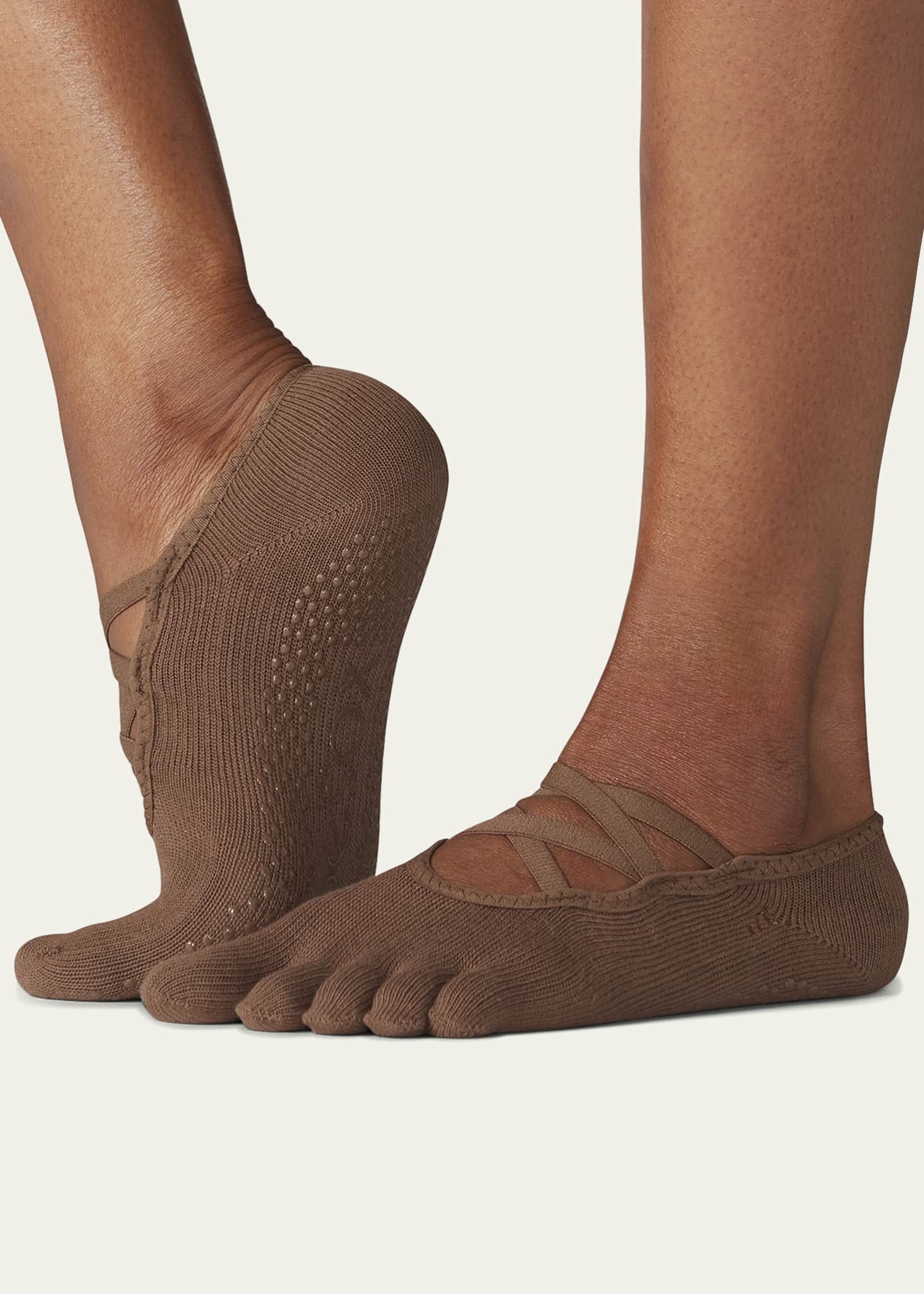 ToeSox Elle Full-Toe Tec Grip Socks - Bergdorf Goodman