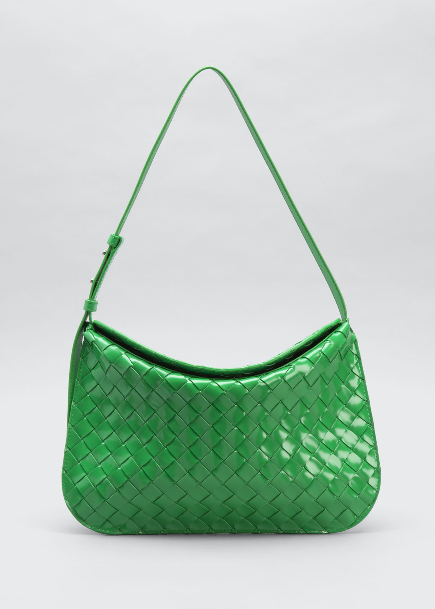 Bottega Veneta Intrecciato Fold-Over Flap Shoulder Bag - Bergdorf Goodman