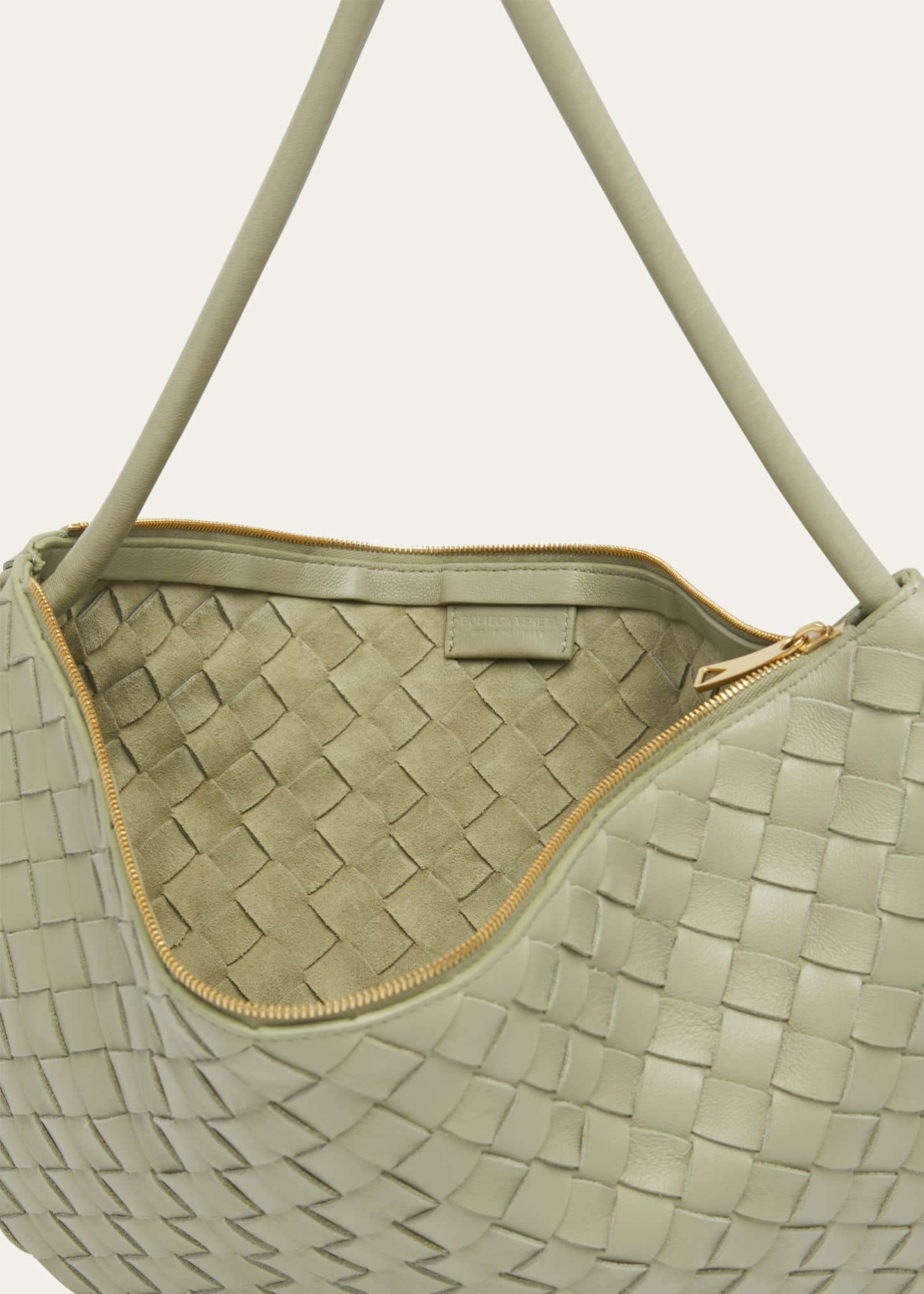 Bottega Half Moon Medium Intrecciato TopHandle Bag Bergdorf