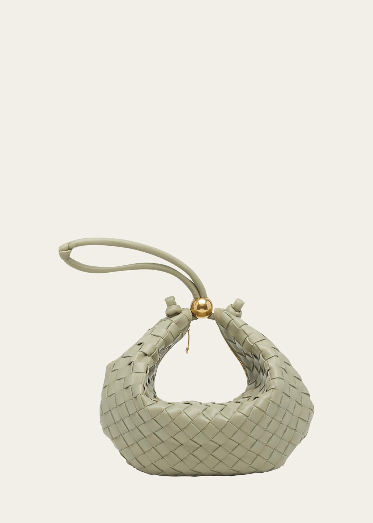 Bottega Half Moon Medium Intrecciato TopHandle Bag Bergdorf