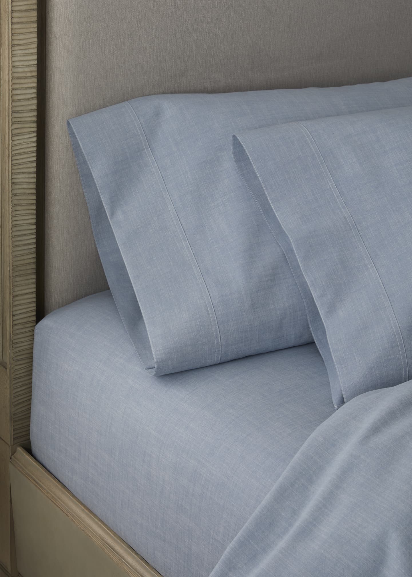 Ralph Lauren Home Workshirt Chambray Standard Pillow Case - Bergdorf Goodman