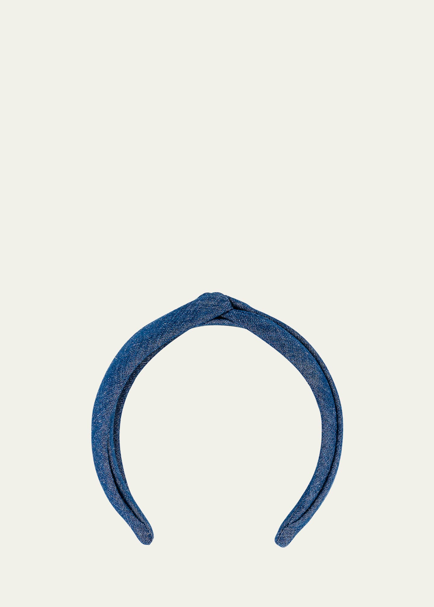 Alexandre de Paris Denim Knot Headband - Bergdorf Goodman