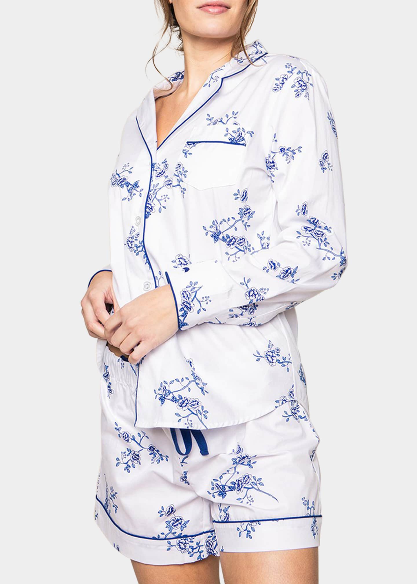 M.M. x Petite Plume Long Sleeve Short Set :: Sahara Print