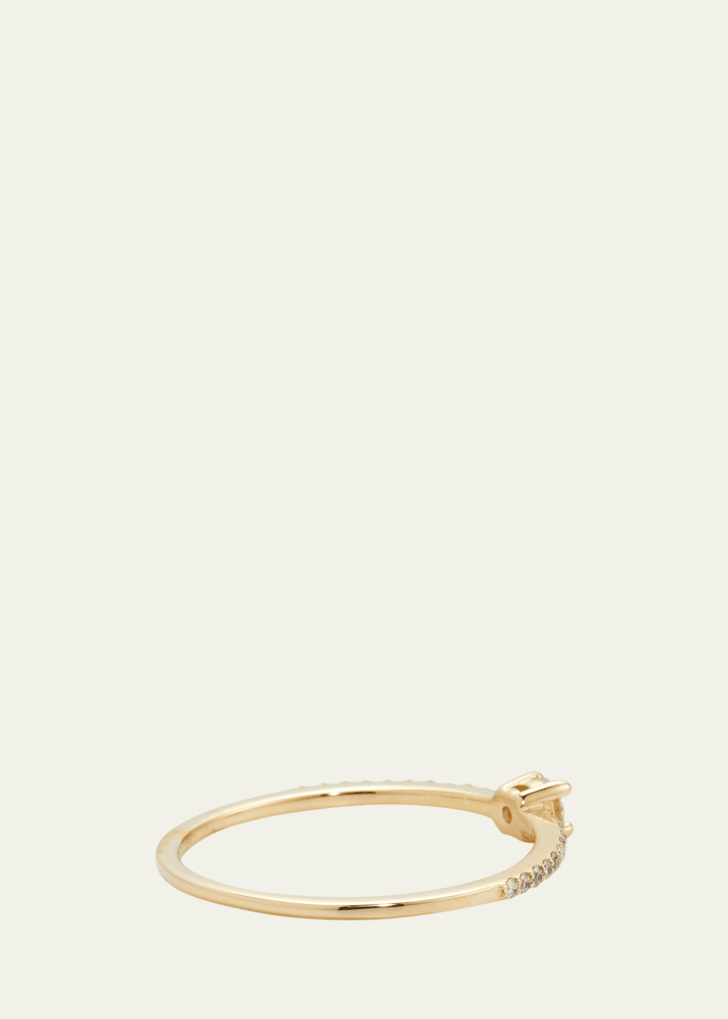 Lana Flawless Stackable Ring with Solo Diamond Image 3 of 4