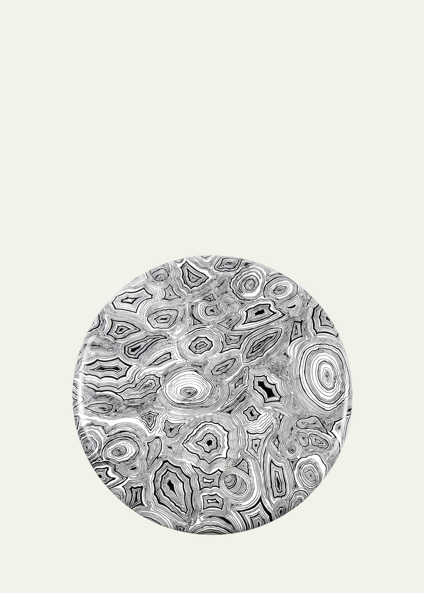 Fornasetti Malachite Stool - 18" Image 2 of 2